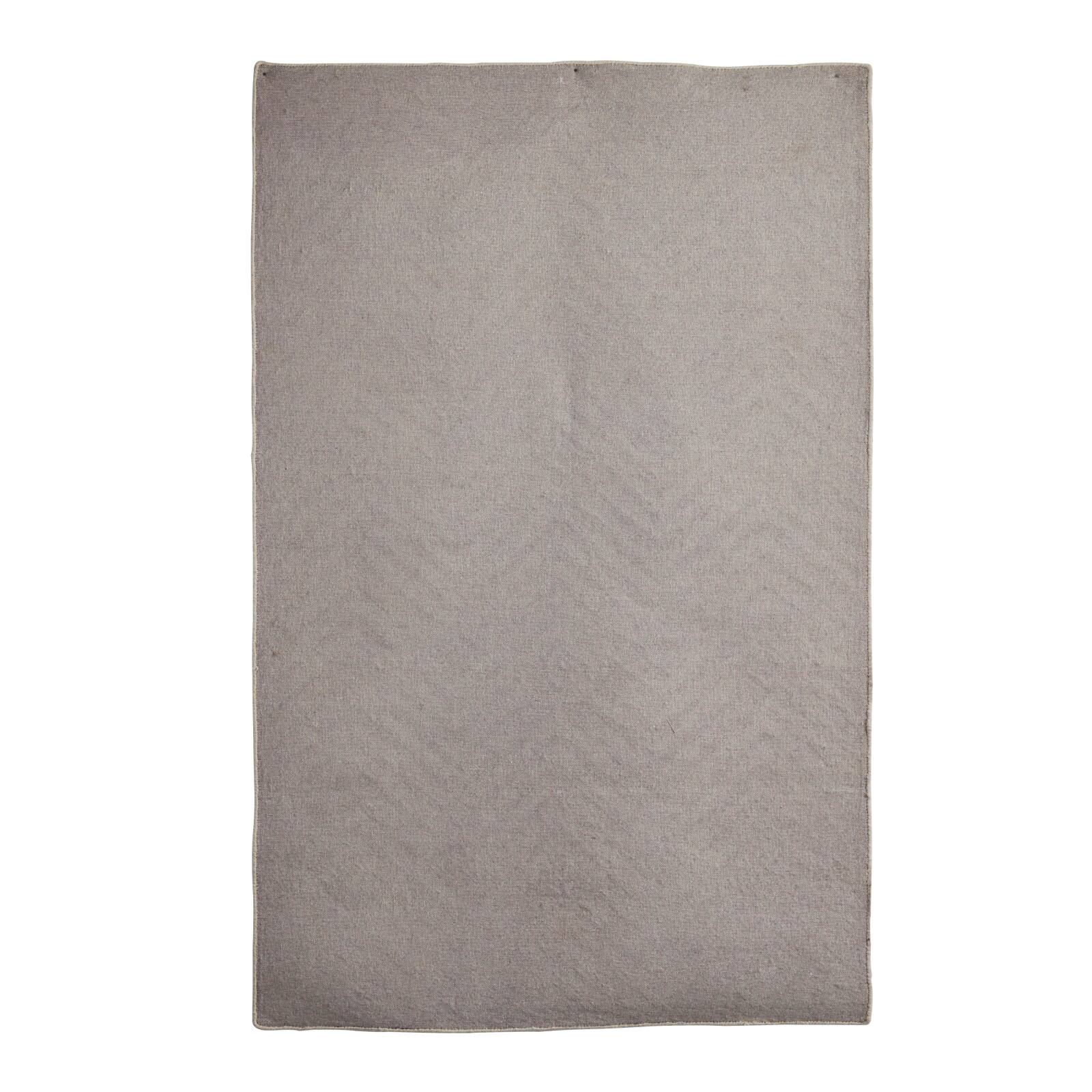 White Wool Modern Hand Hooked Rug