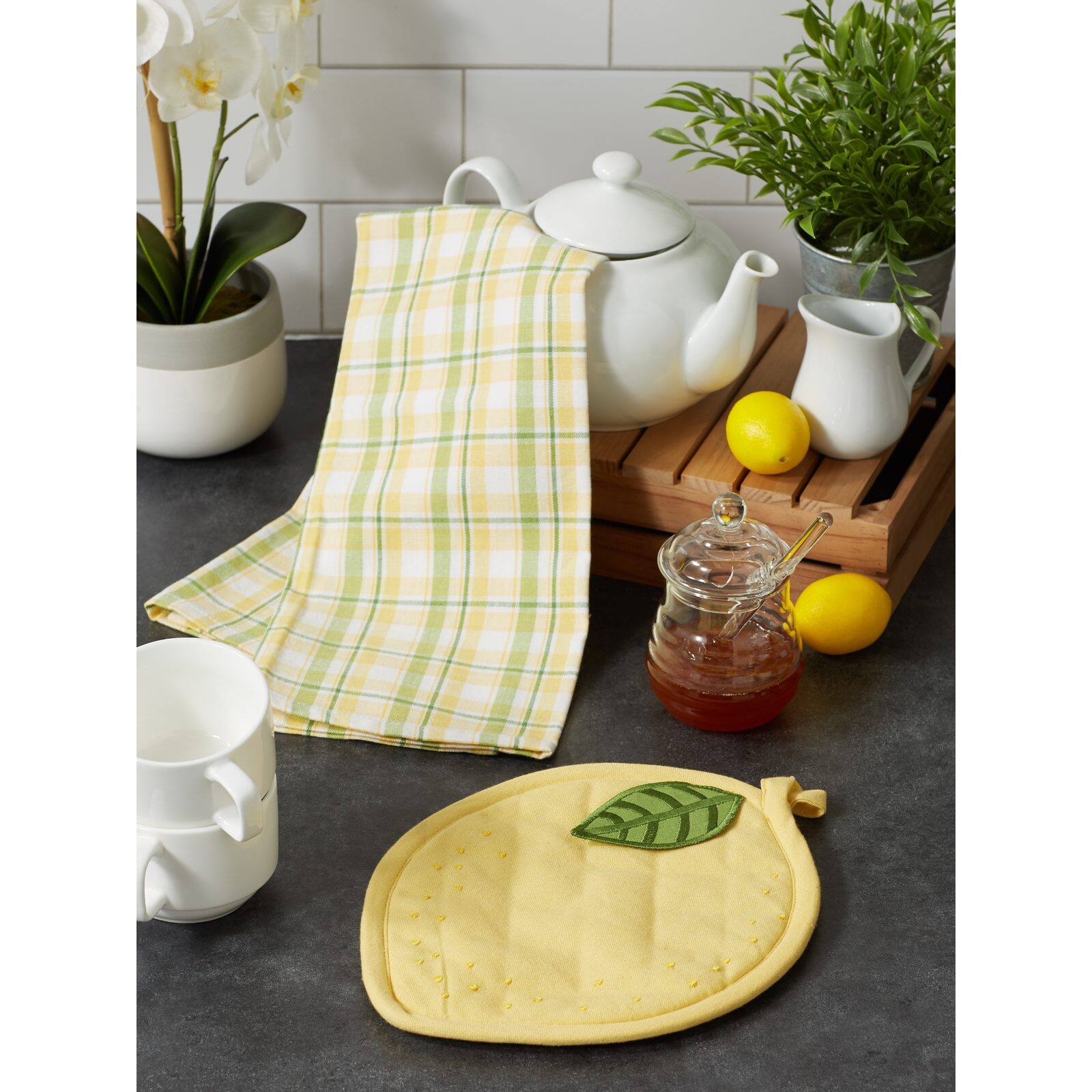 DII&#xAE; Lemon Potholder Gift Set