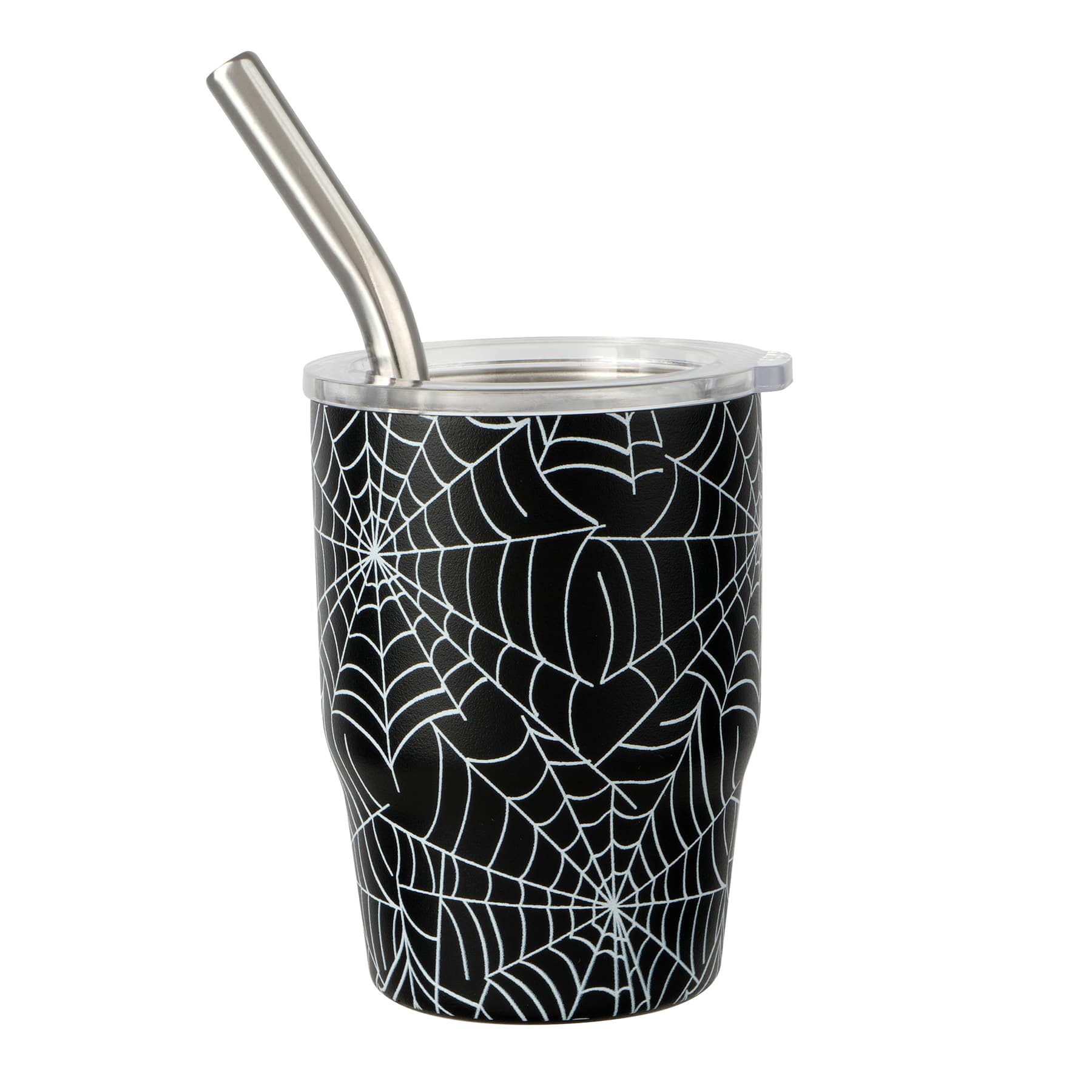 3oz. Black Spiderwebs Mini Stainless Steel Insulated Tumbler by Ashland&#xAE;
