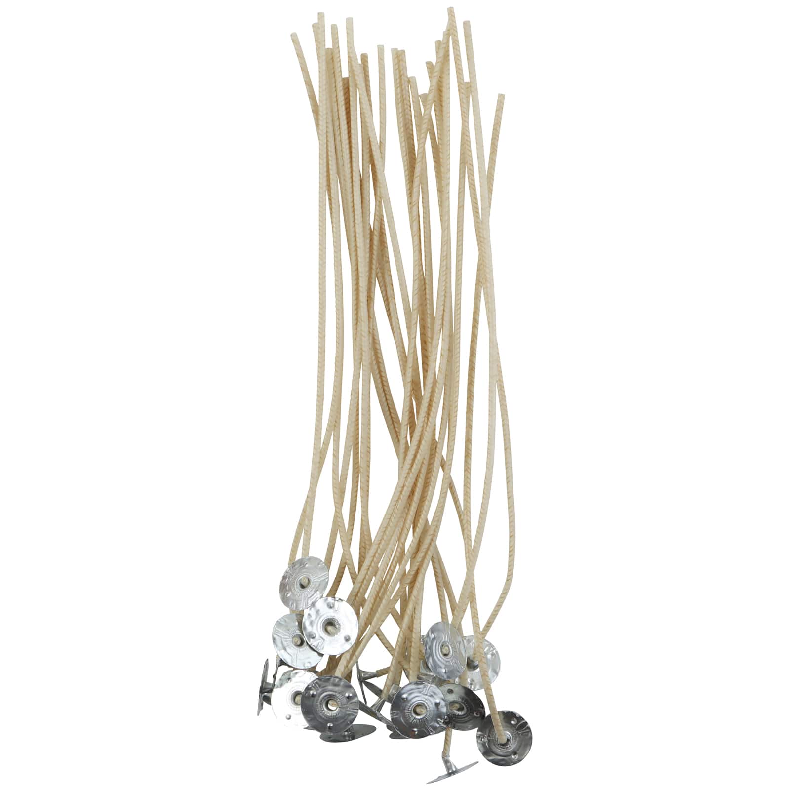 6 Packs: 24 ct. (144 total) 9" Medium Candle Wicks with Clips by Make Market®