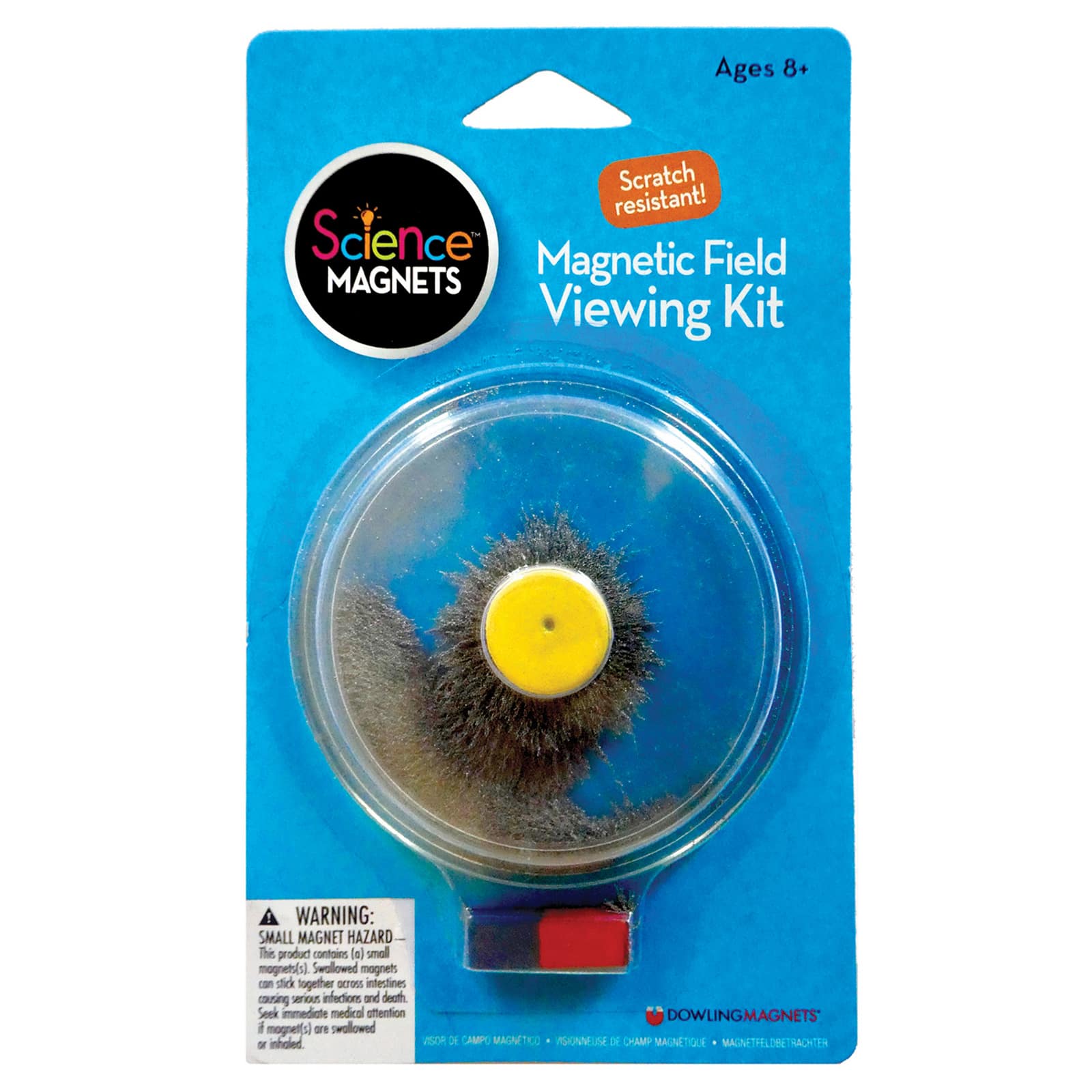 Magnetic Field Viewing Kit with Steel Filings
