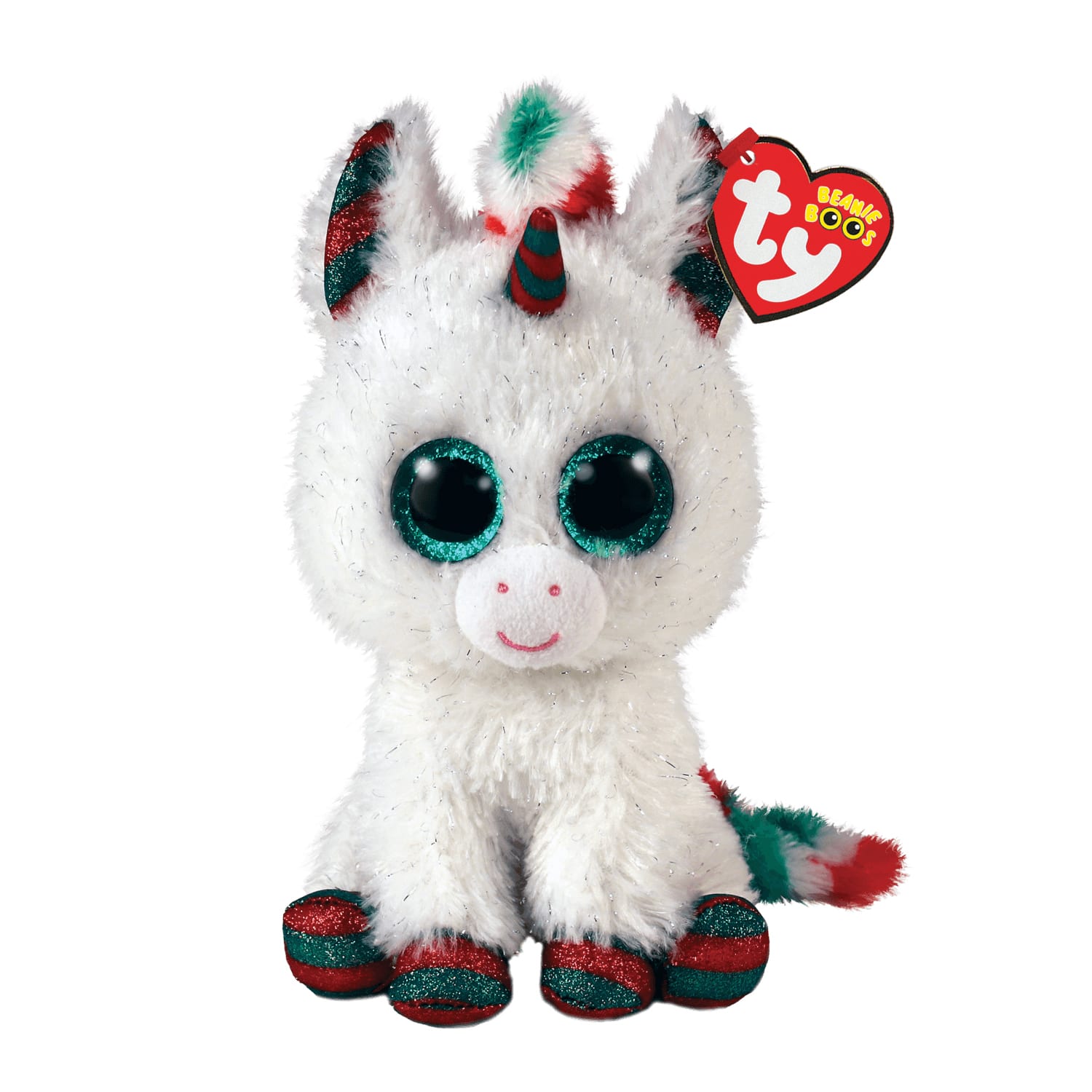 Ty Beanie Boos Christmas 2022 Ty Beanie Boos™ Snowfall White Christmas Unicorn, Regular | Michaels
