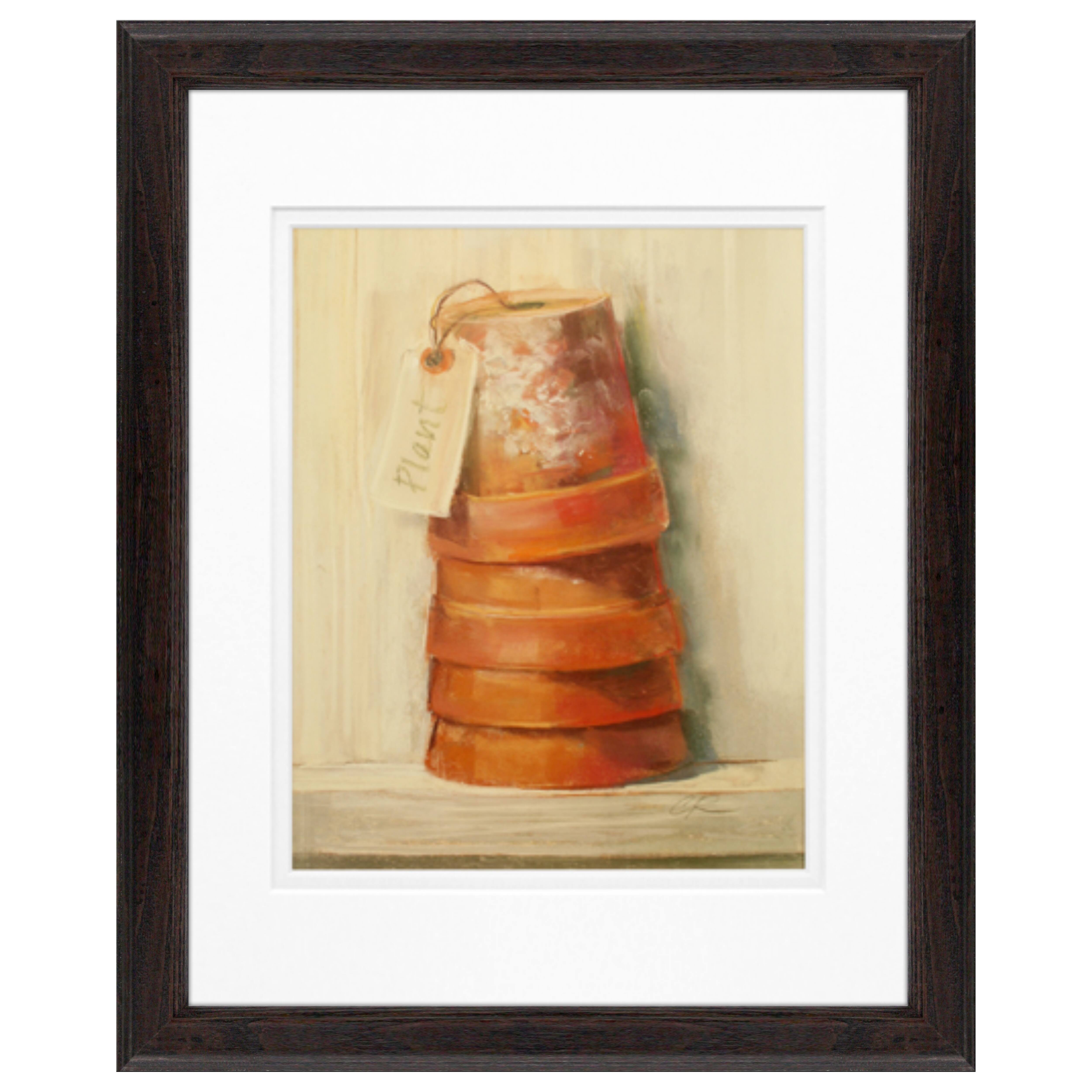 Timeless Frames® Terracotta Pots Wood Framed Wall Art