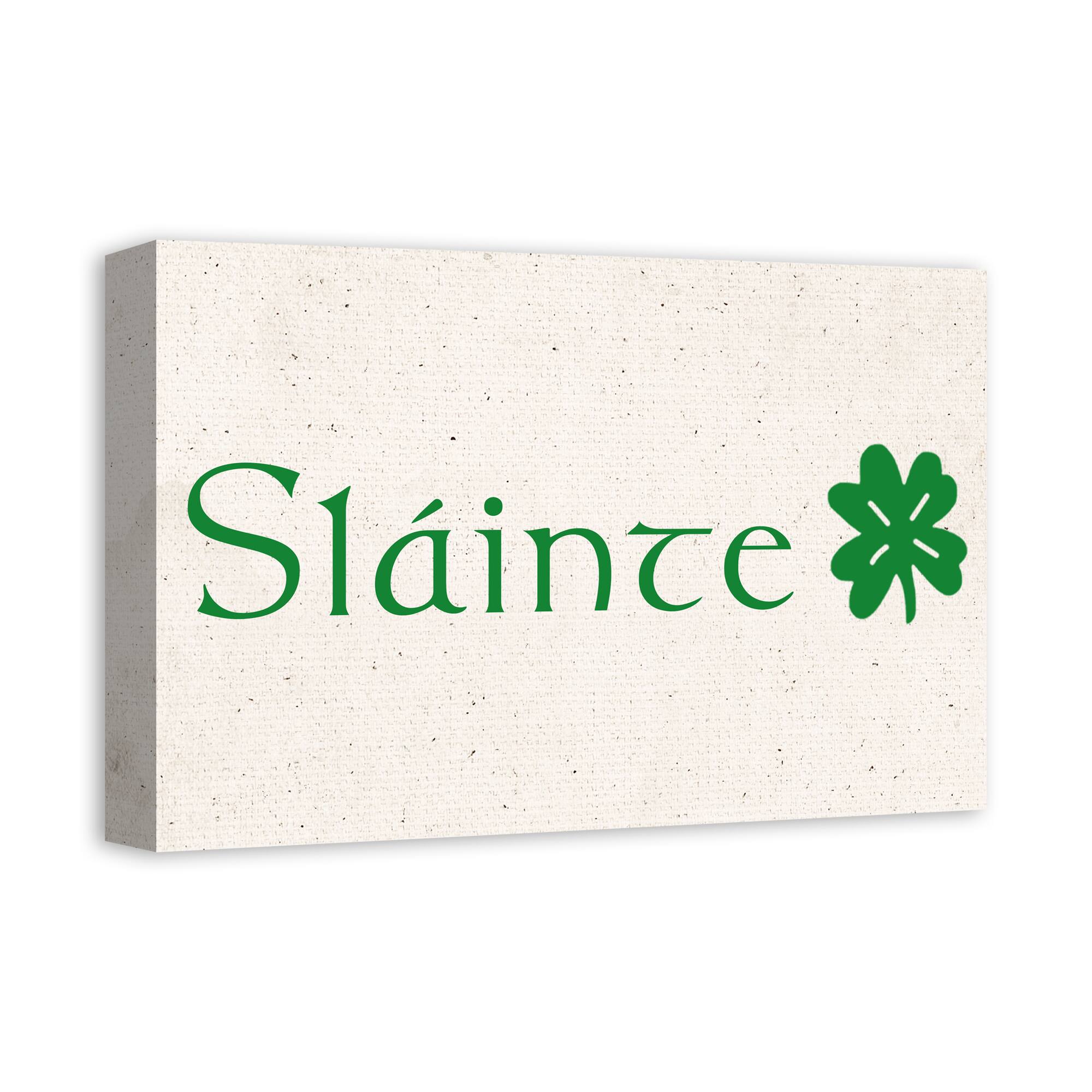 Slainte 18&#x22; x 12&#x22; Canvas Wall Art