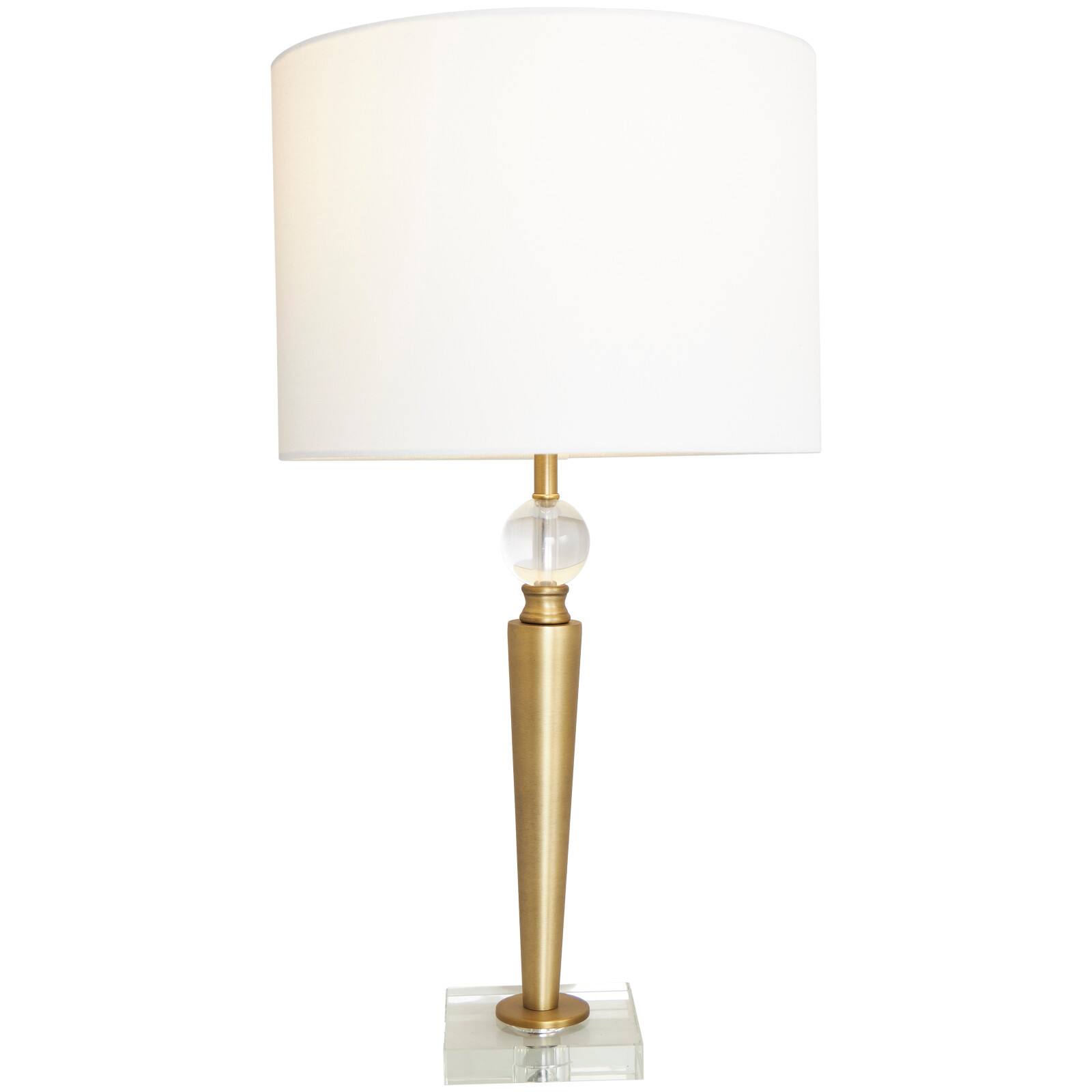 2ft. Gold Metal Inverted Cone Shaped Accent Lamp