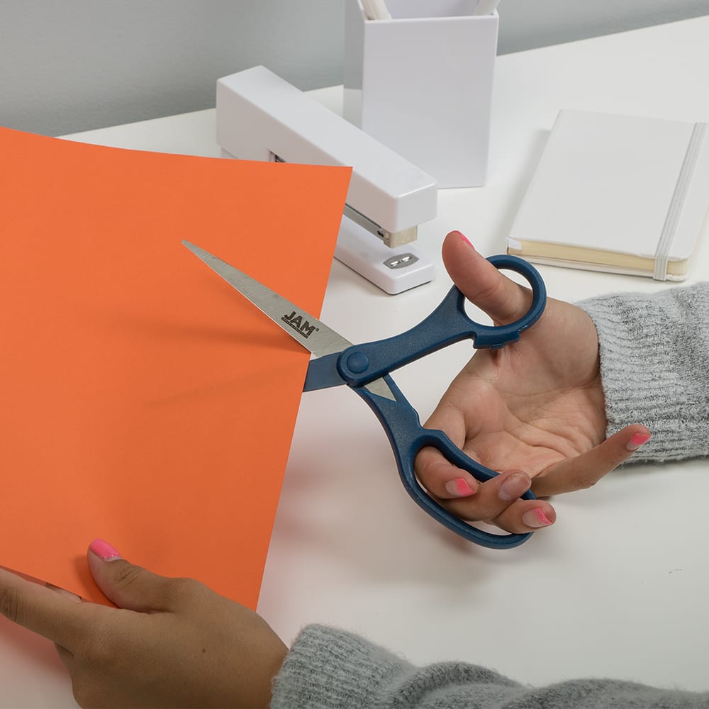 JAM Paper 8&#x22; Ergonomic Multi-Purpose Precision Scissors
