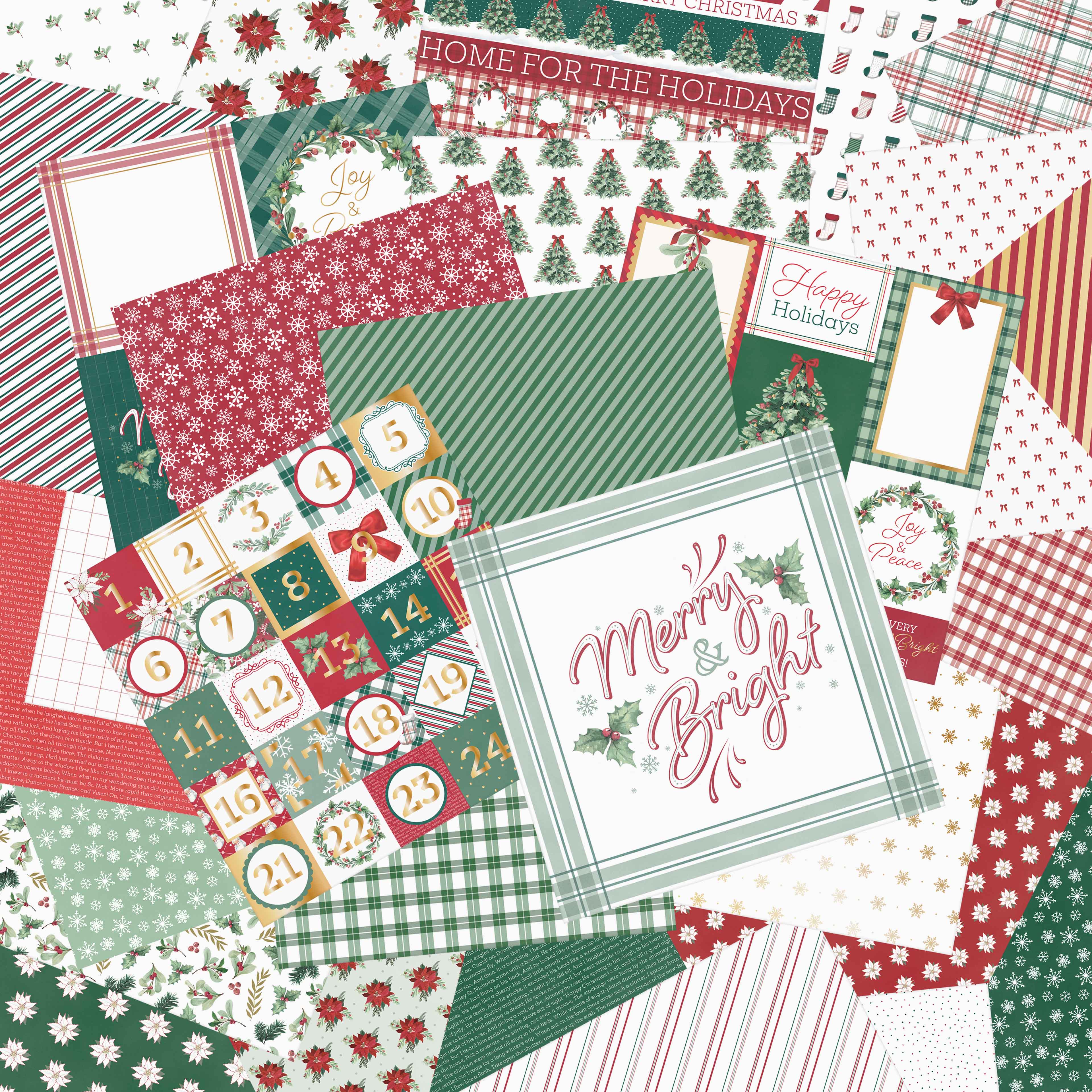 12&#x22; x 12&#x22; Night Before Christmas Paper Pad by Recollections&#x2122;