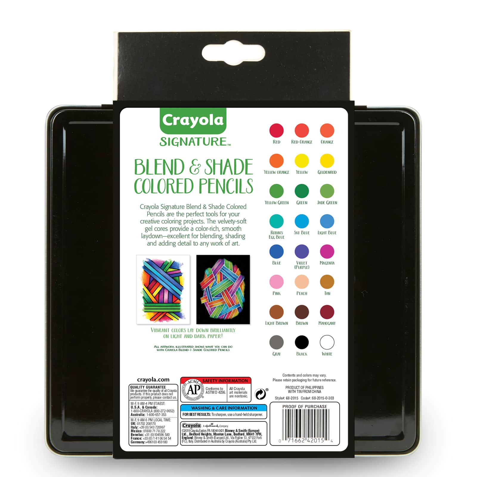6 Packs: 24 ct. (144 total) Crayola&#xAE; Signature Blend &#x26; Shade Colored Pencils