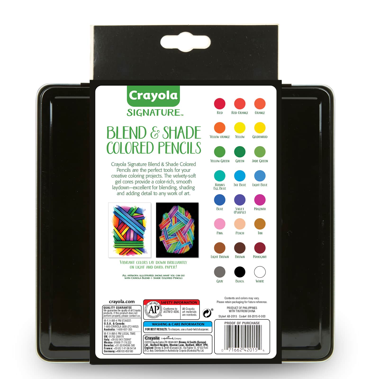 6 Packs: 24 ct. (144 total) Crayola® Signature Blend & Shade Colored Pencils