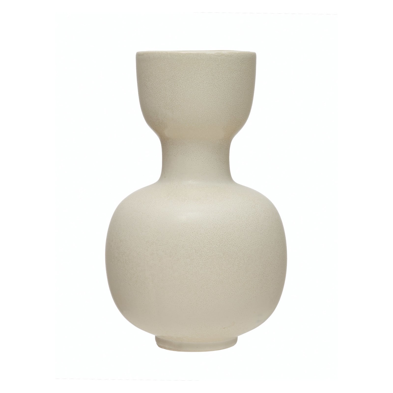 Hello Honey&#xAE; 12&#x22; White Stoneware Vase