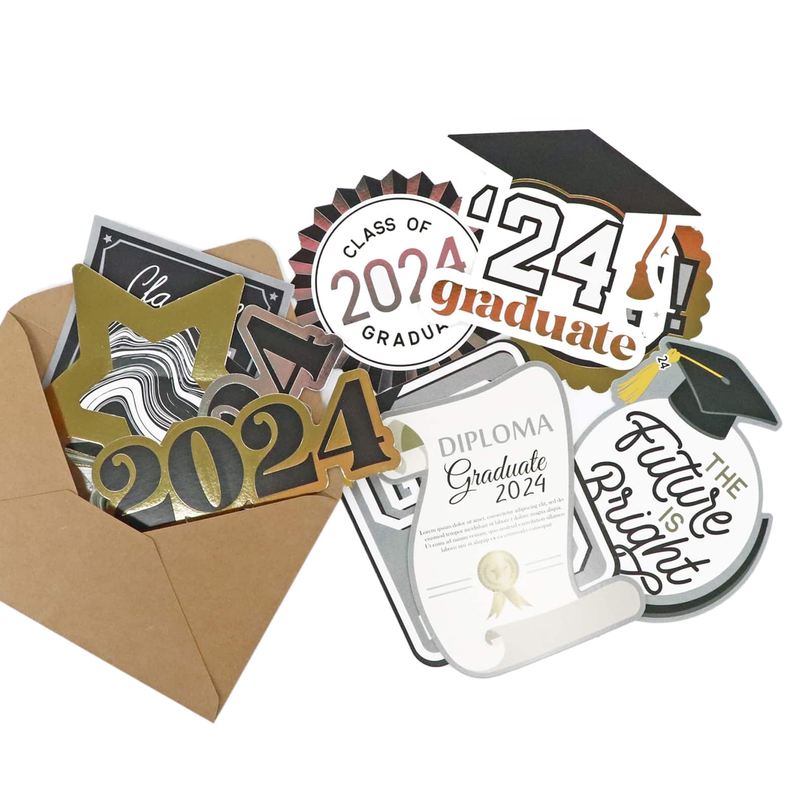 Graduation Class of 2024 Die Cut Stickers by Recollections&#x2122;