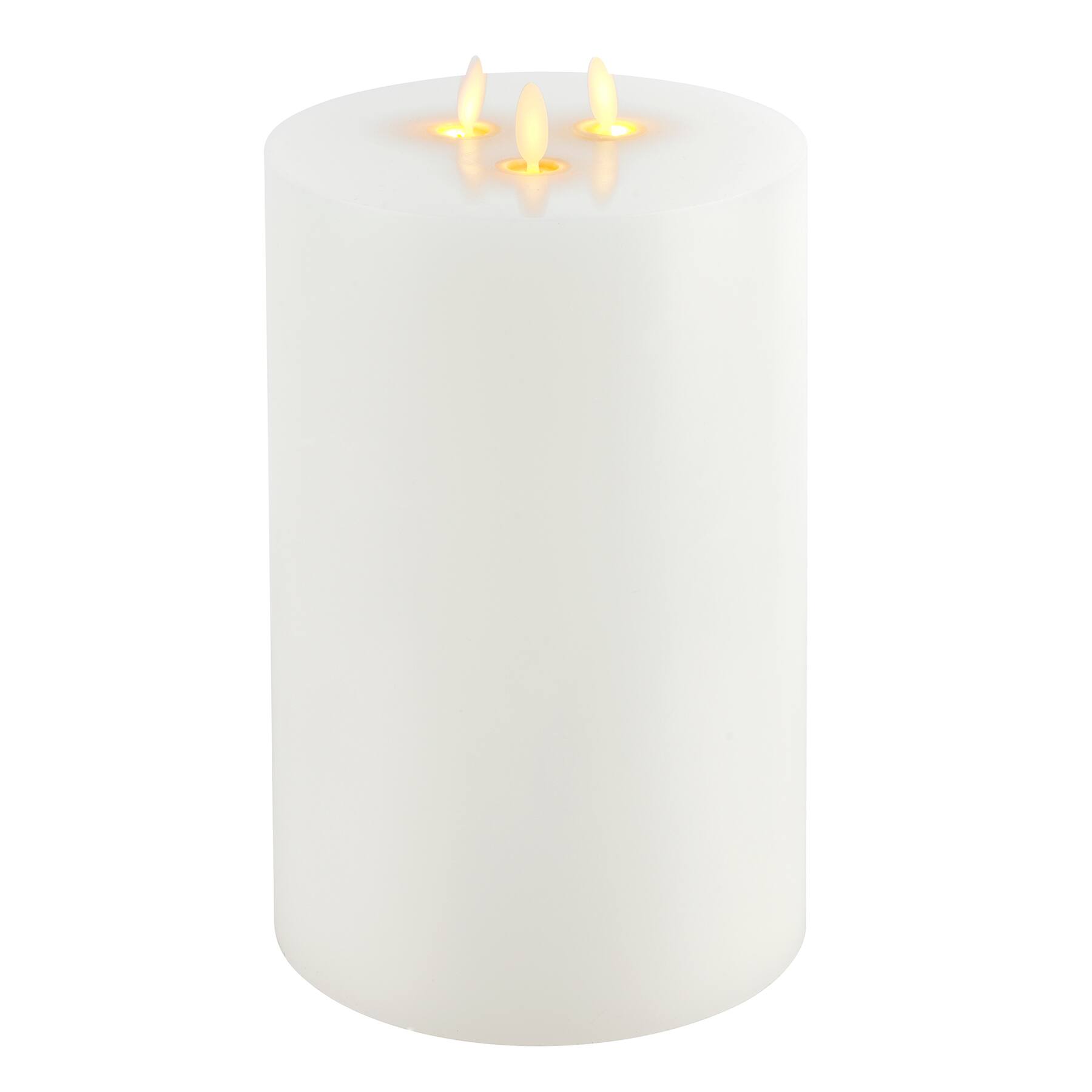 Bougie pilier avec flamme &#xE0; DEL oscillante de 15,6&#xA0;cm x 22,9&#xA0;cm d&#x2019;Ashland