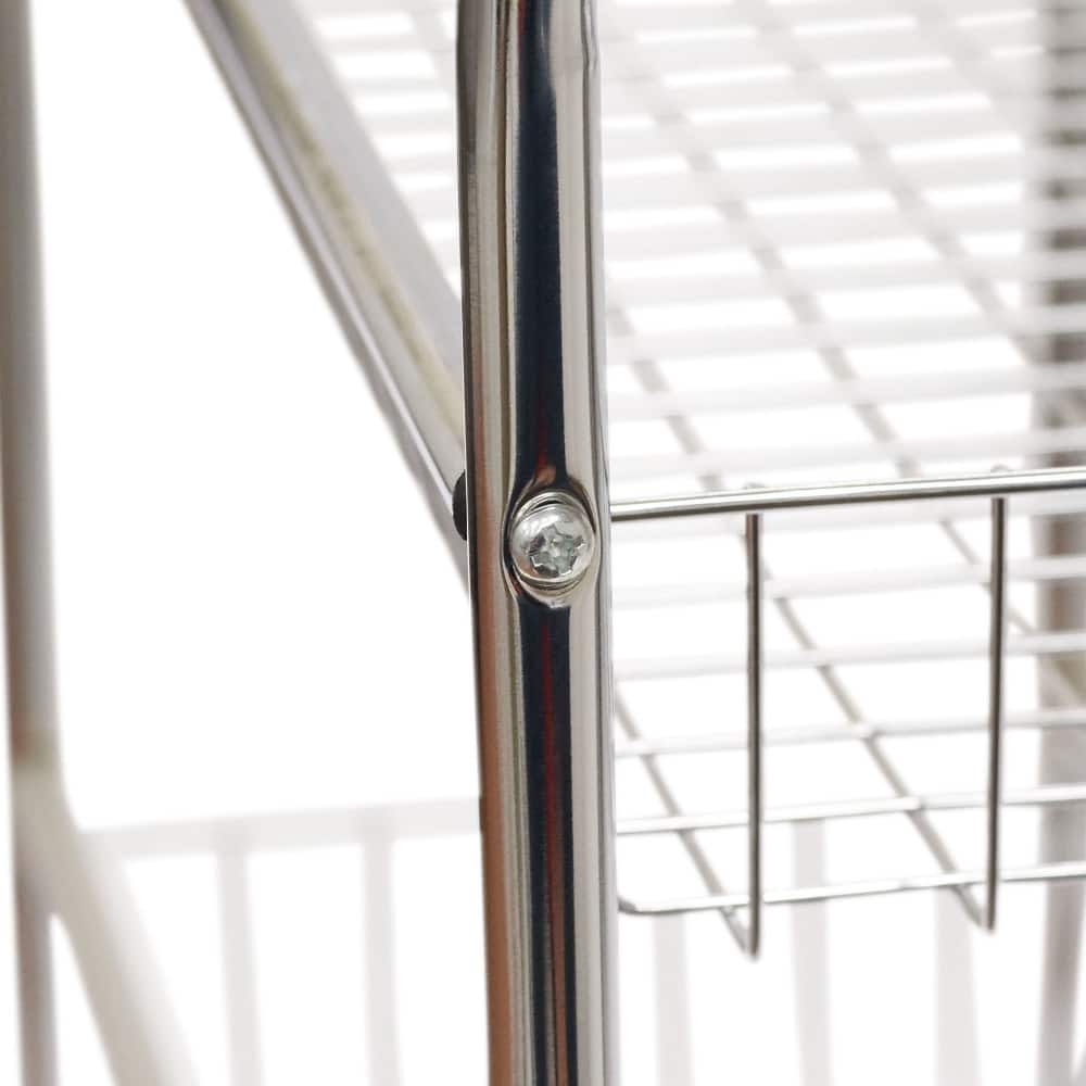 Household Essentials 33&#x22; Triple Tier Slim Storage Cart