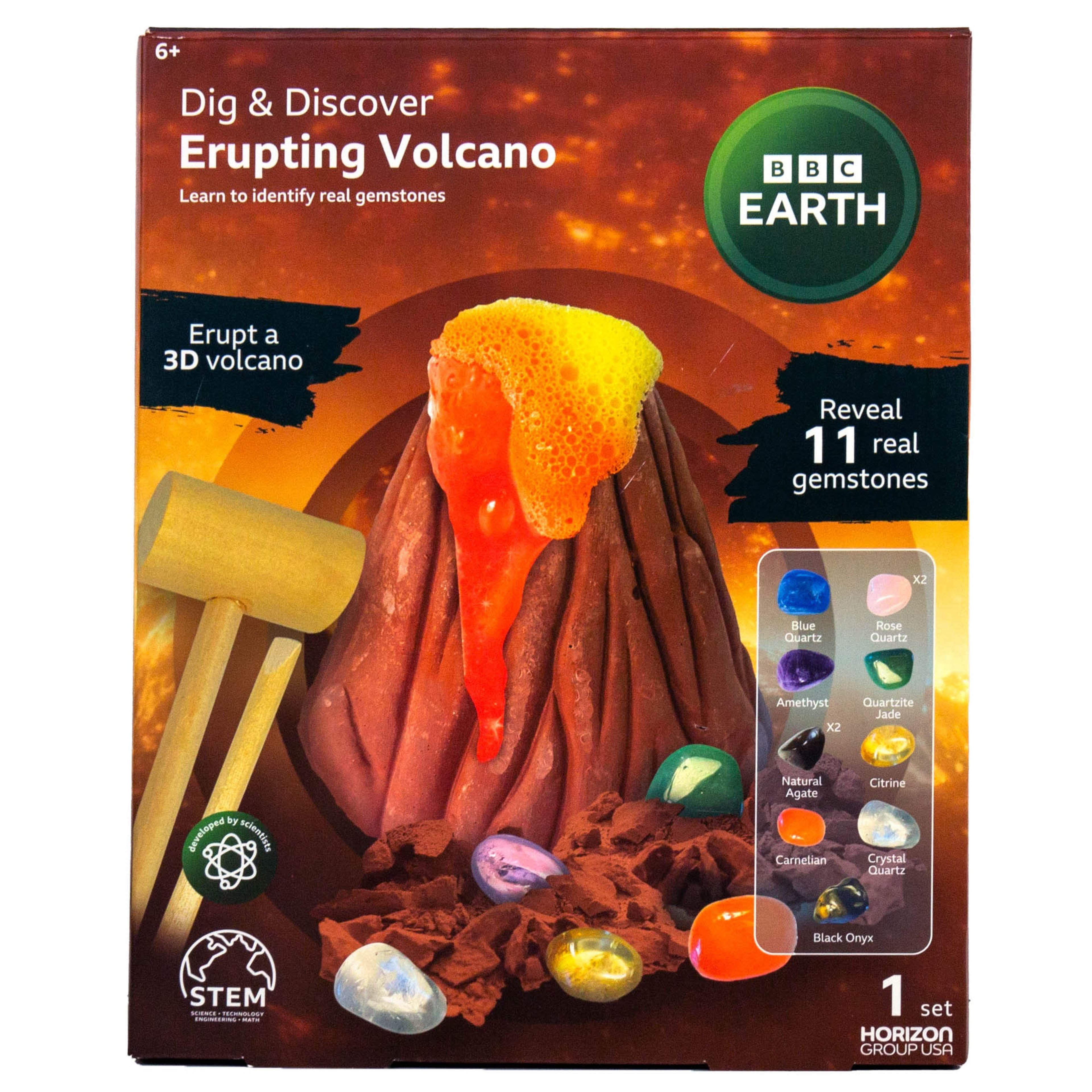 BBC Earth Dig & Discover Erupting Volcano