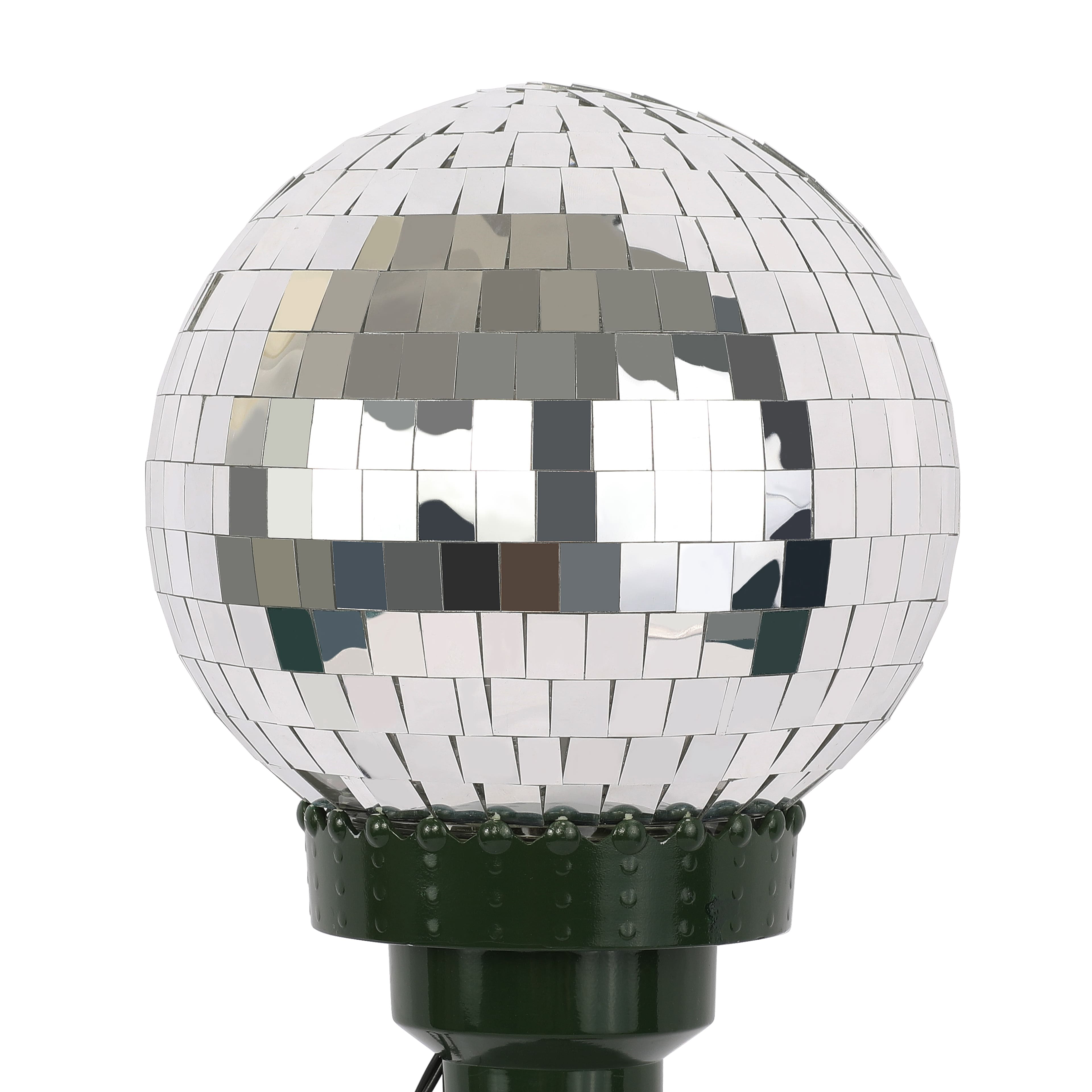 8&#x22; Rotating Disco Ball Lighted Tree Topper by Ashland&#xAE;