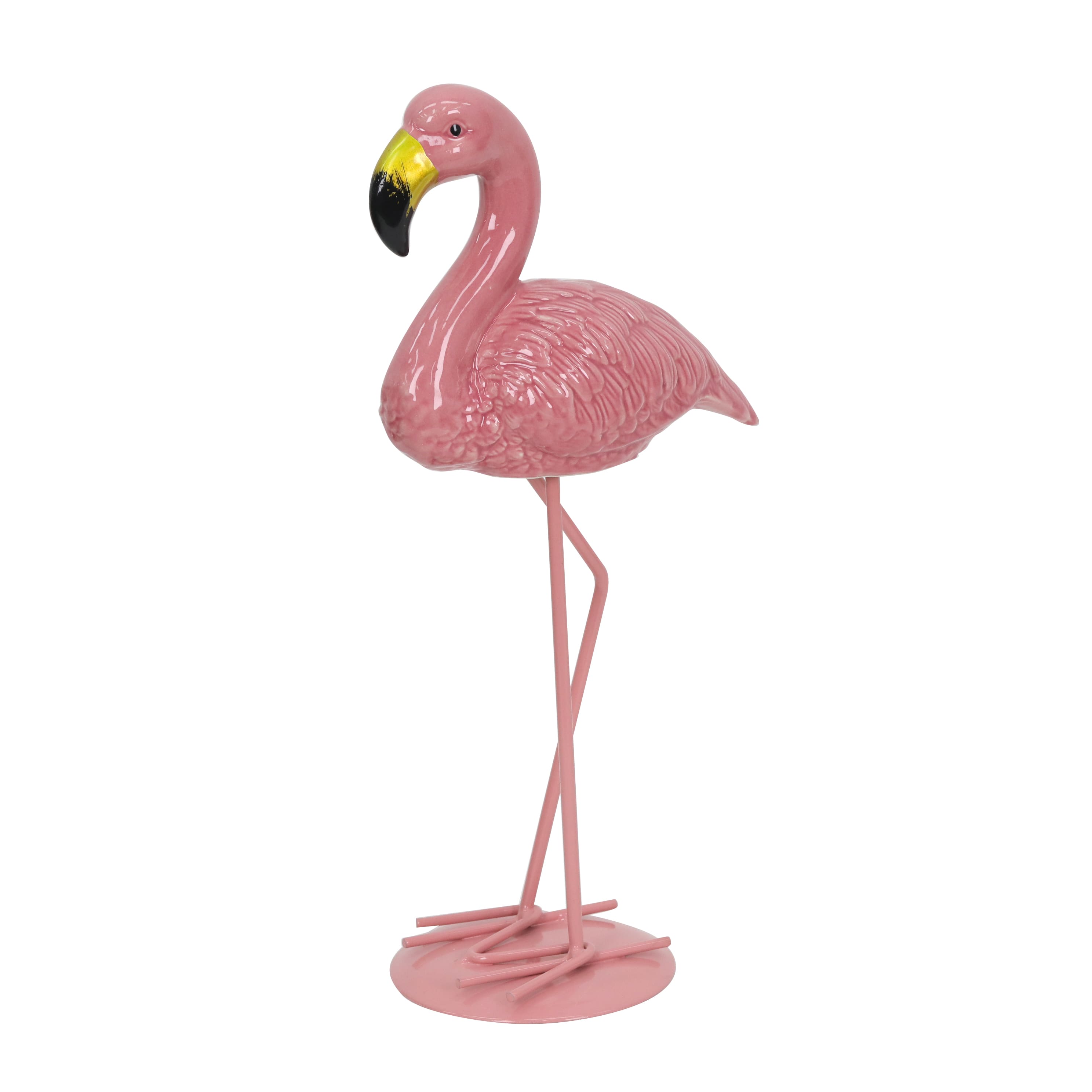 12.25&#x22; Ceramic Flamingo by Ashland&#xAE;
