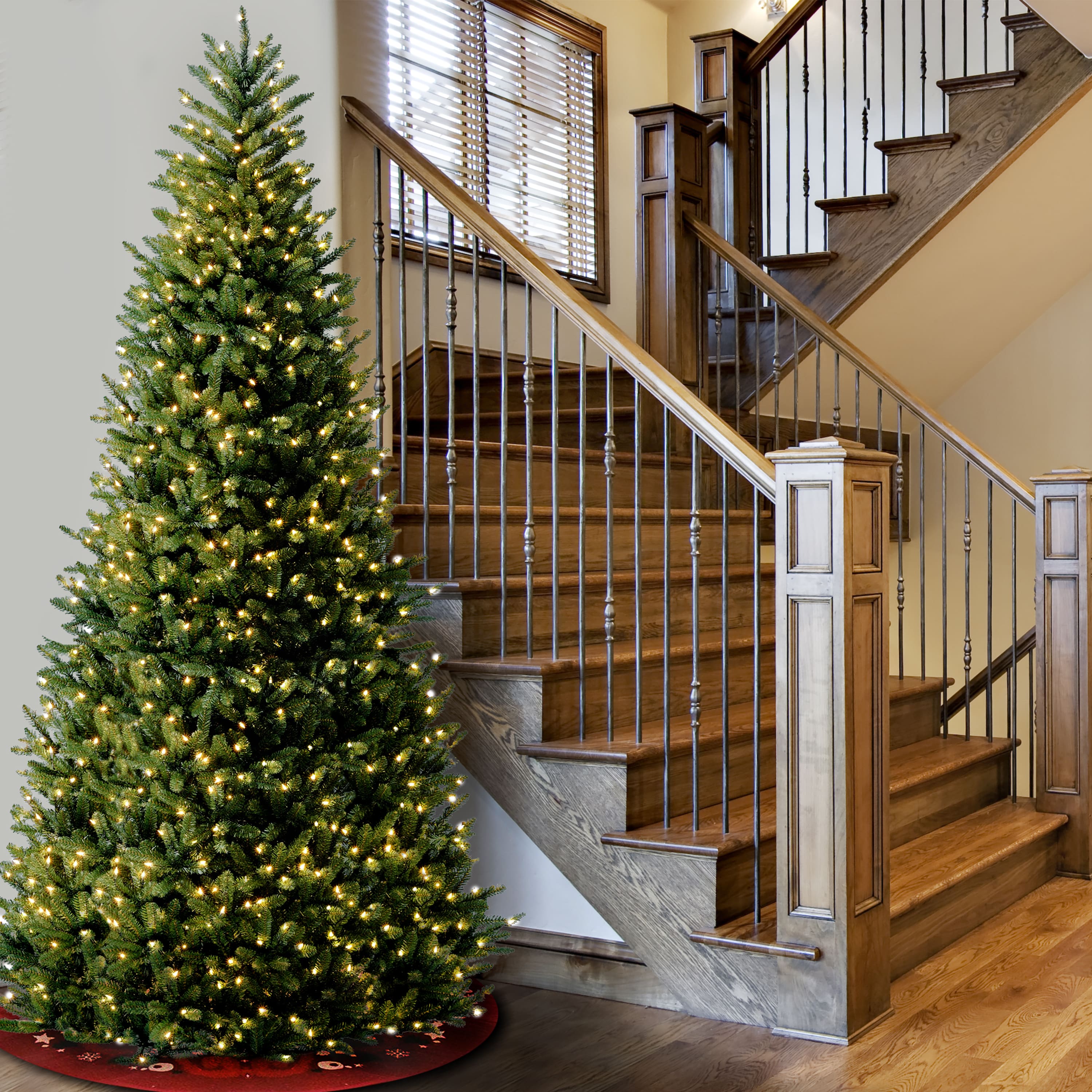 10ft. Pre-Lit Natural Fraser Fir Artificial Christmas Tree, Clear Lights