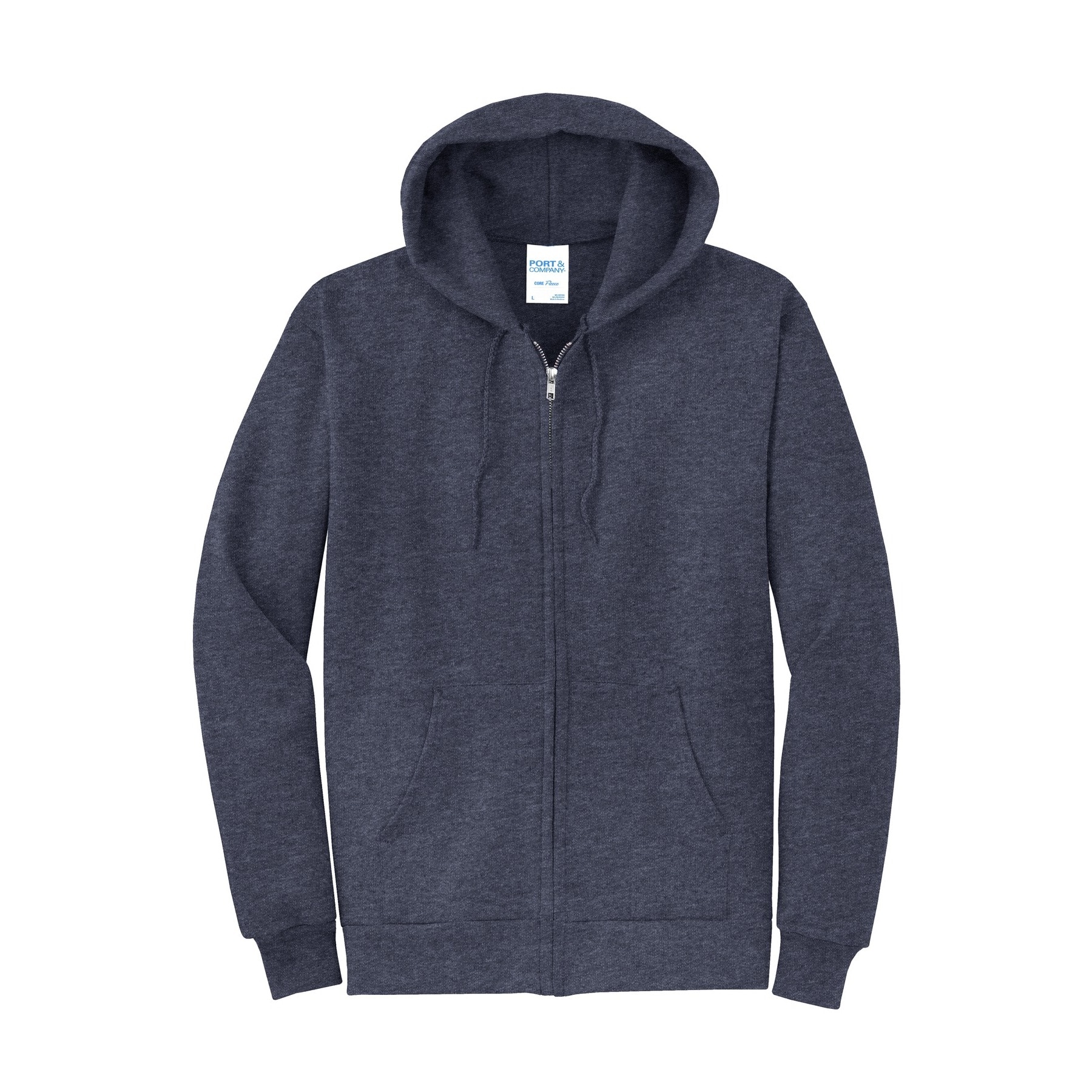 Port & Company® Core Fleece Full-Zip Hooded Sweatshirt