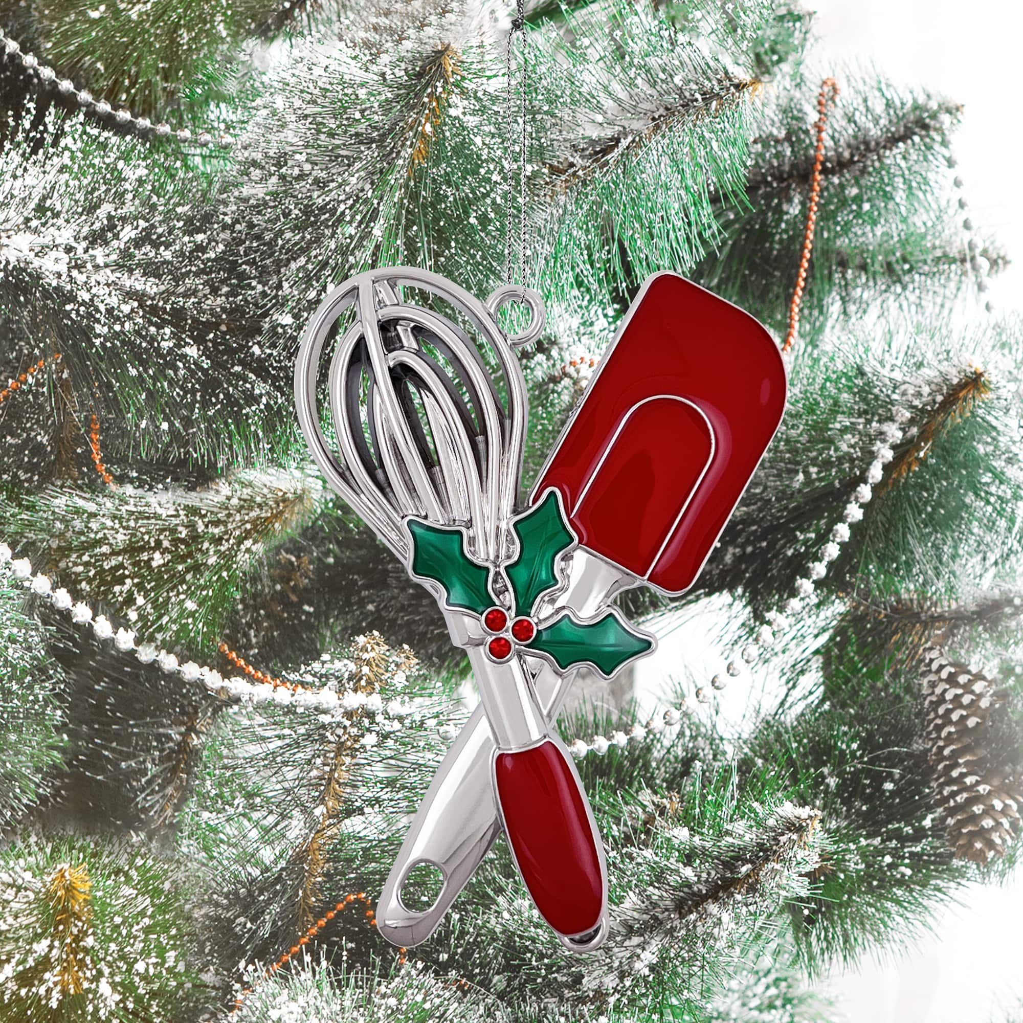 3.25" Spatula & Whisk Metal Ornament by Ashland®