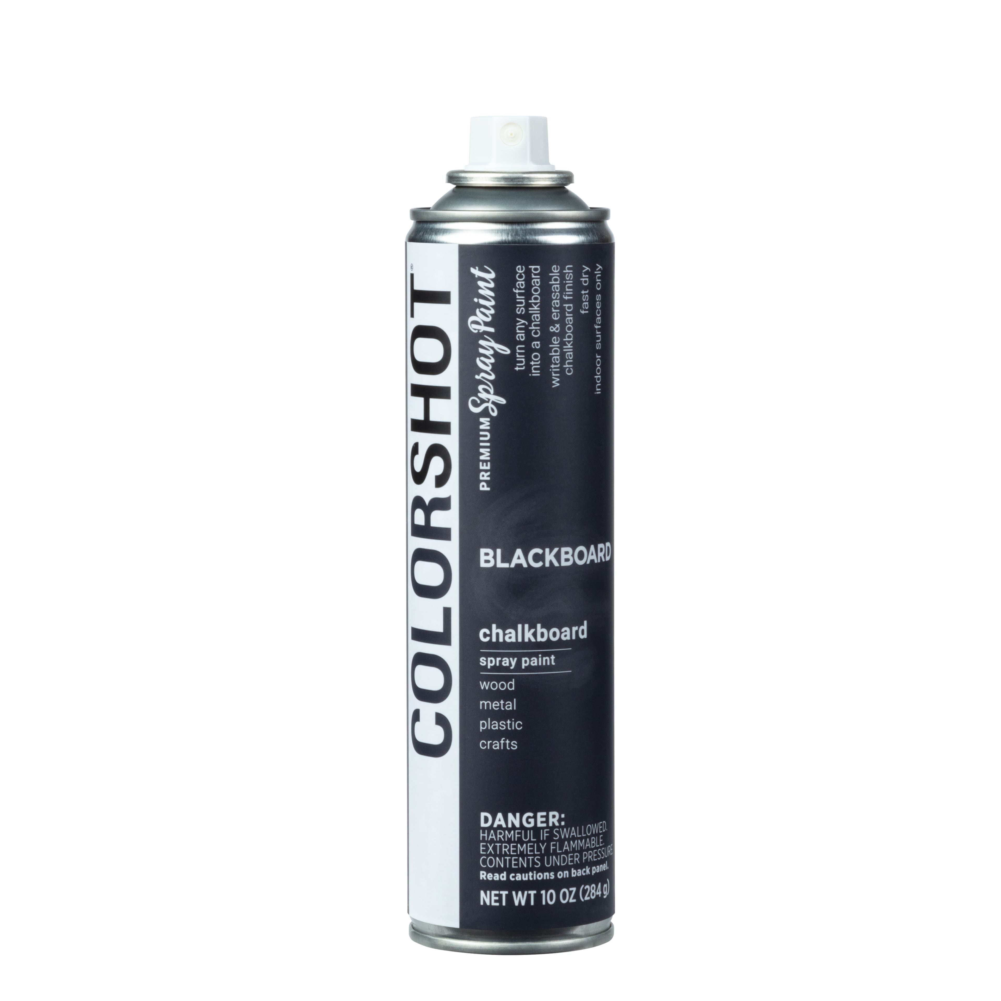COLORSHOT&#xAE; 10oz. Black Chalkboard Spray Paint
