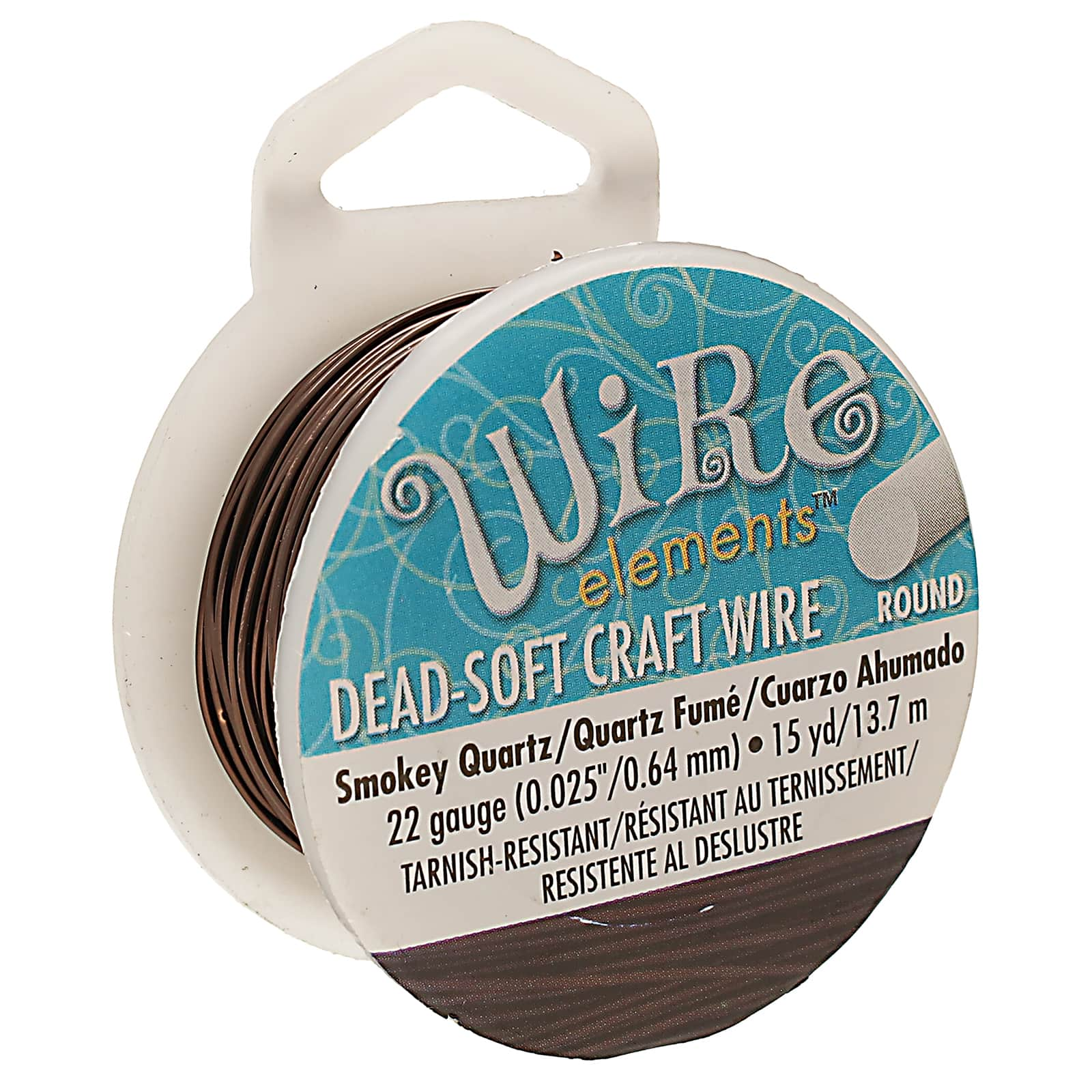 The Beadsmith® Wire Elements™ 22 Gauge Tarnish Resistant Soft Temper Wire,  15yd.