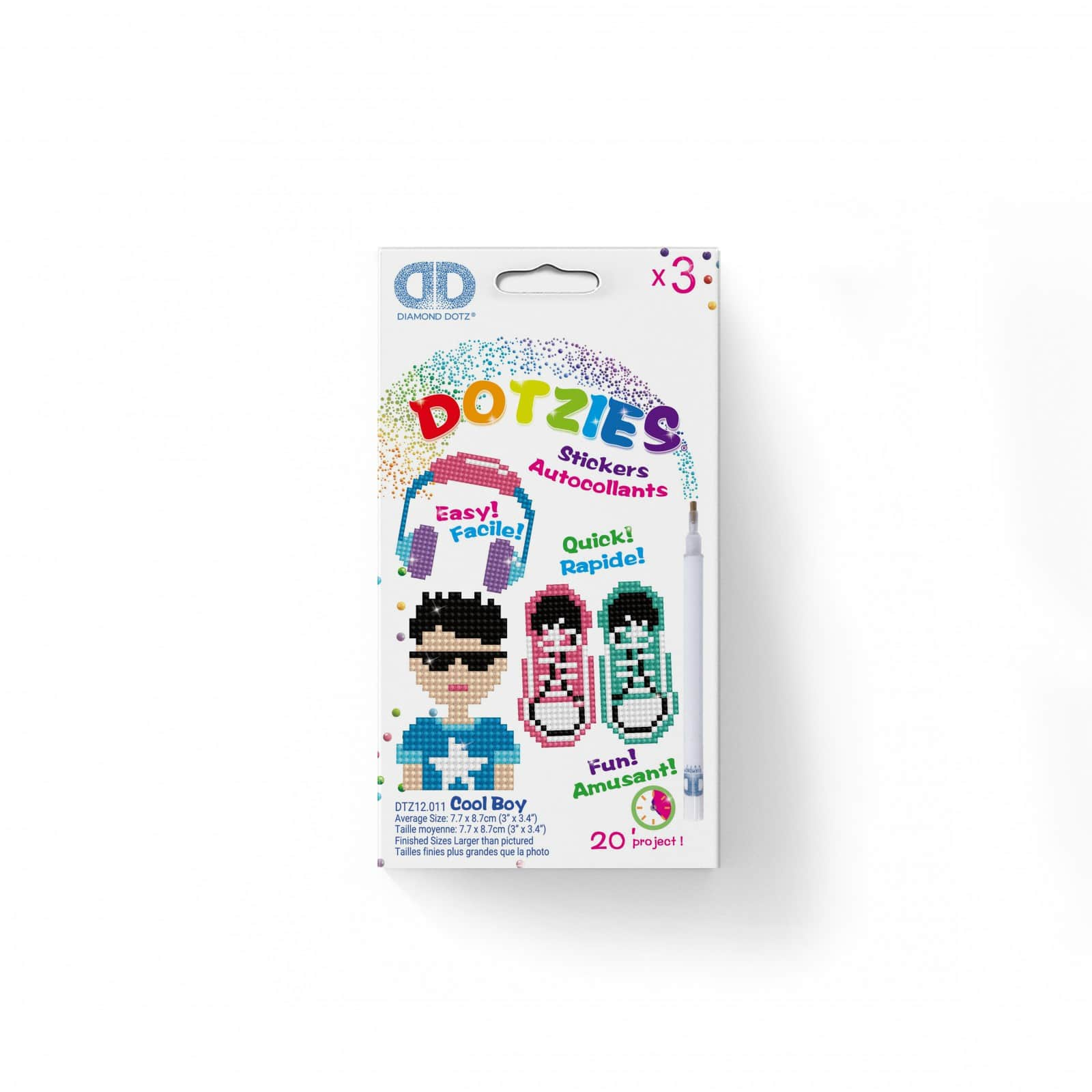 Diamond Dotz&#xAE; Dotzies&#xAE; Cool Boy Stickers Kit