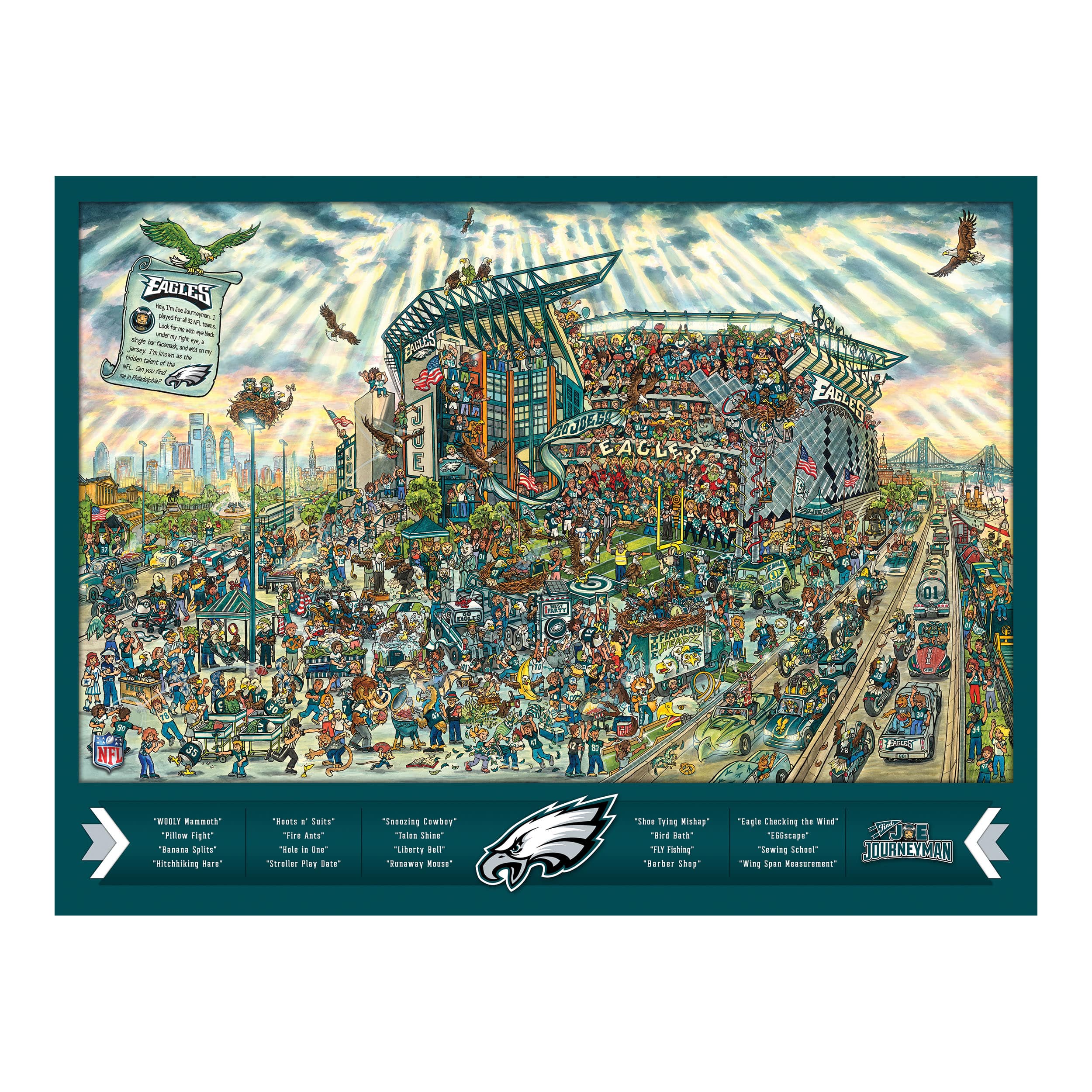 Joe Journeyman NFL 500 Piece Jigsaw Puzzle