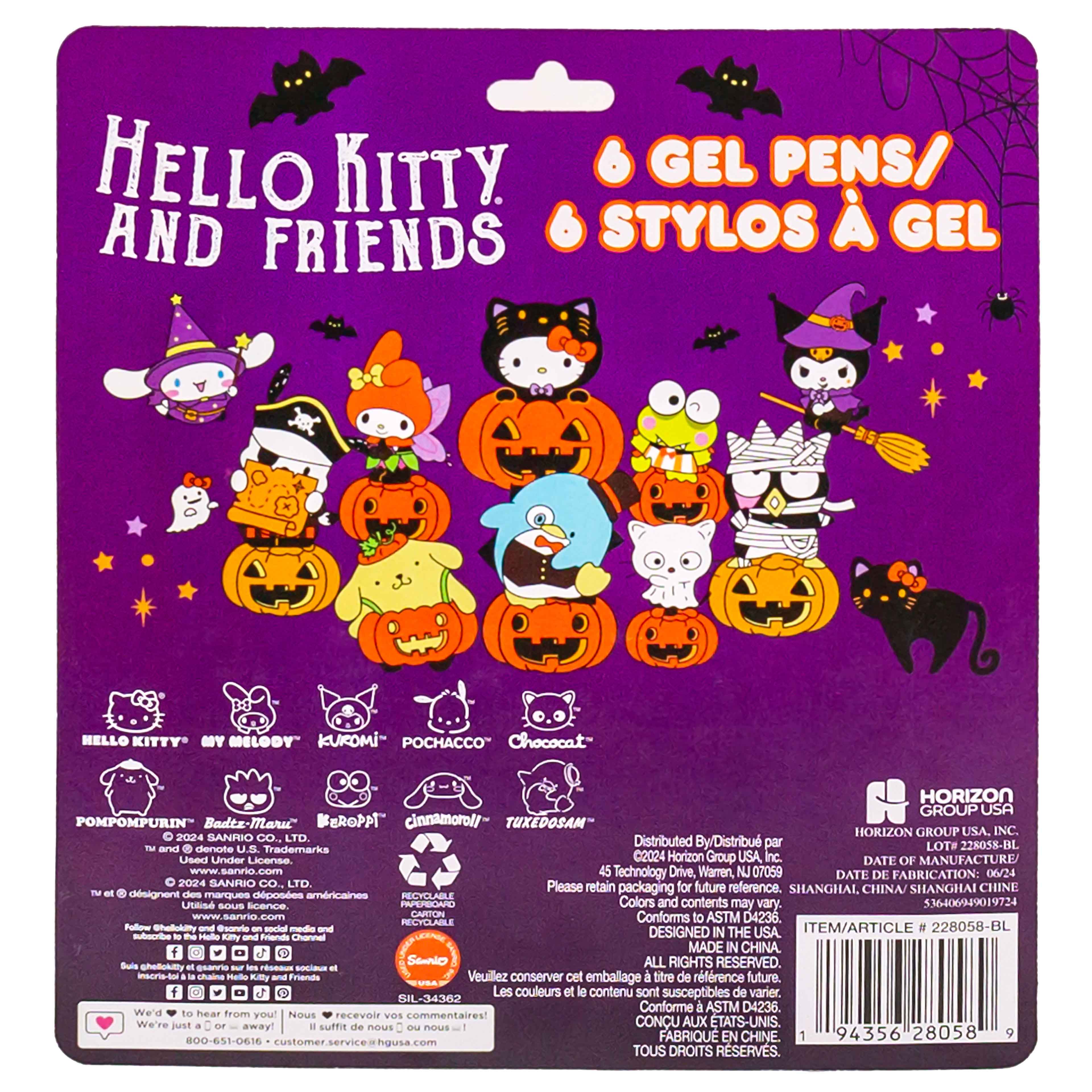 Hello Kitty&#xAE; &#x26; Friends Gel Pen Set