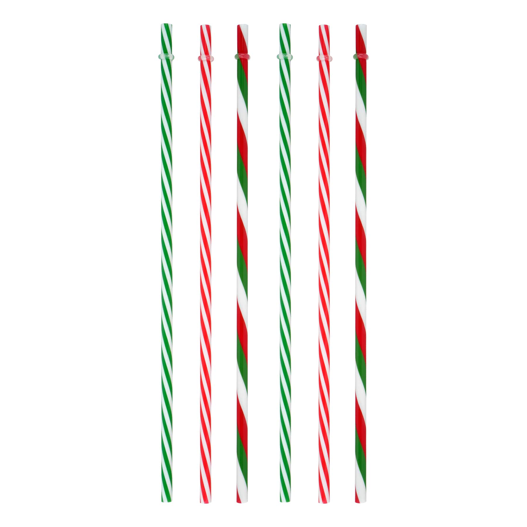 12.25" Christmas Plastic Straw Set by Ashland®