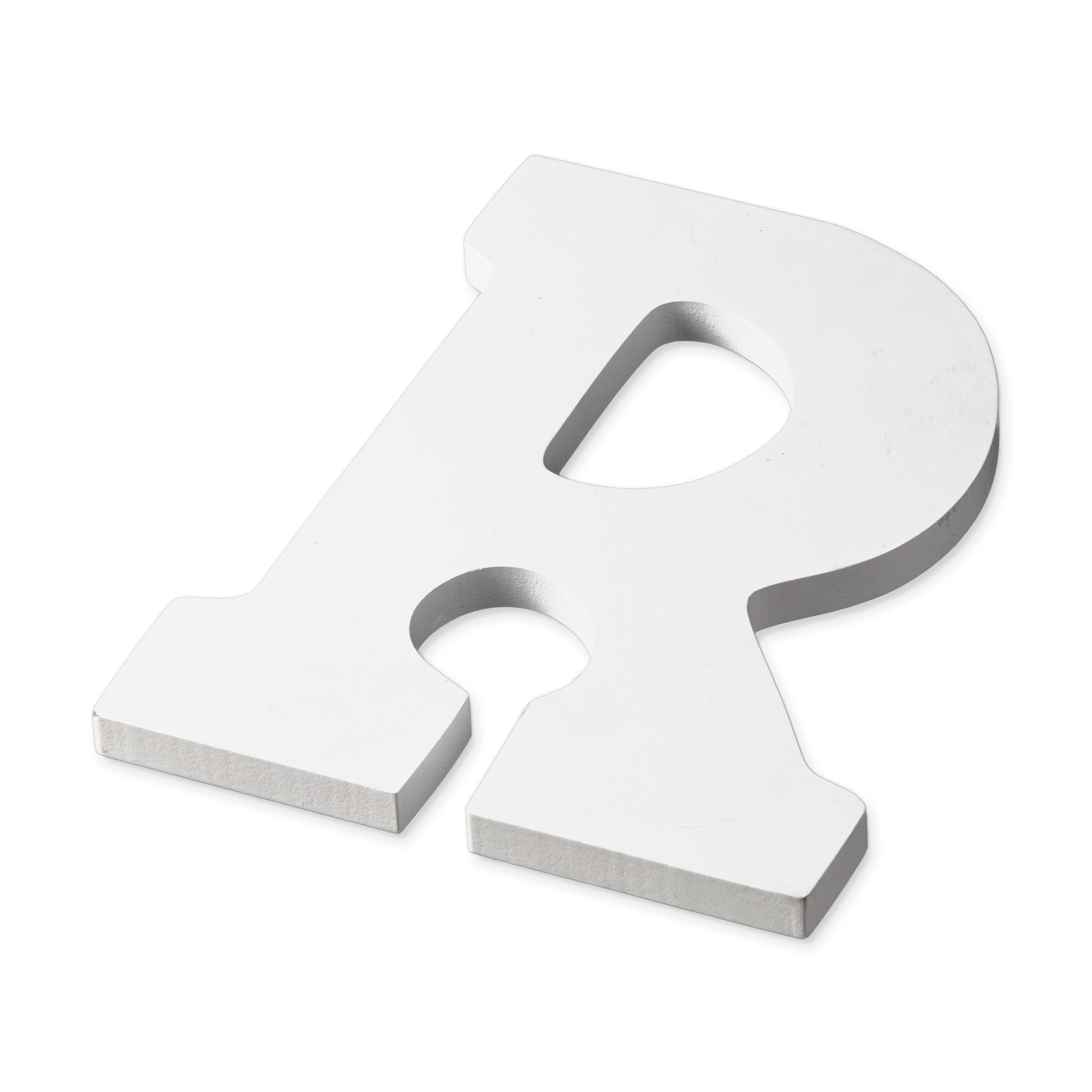 6 Pack: 9&#x22; White MDF Whimsy Letter by Make Market&#xAE;
