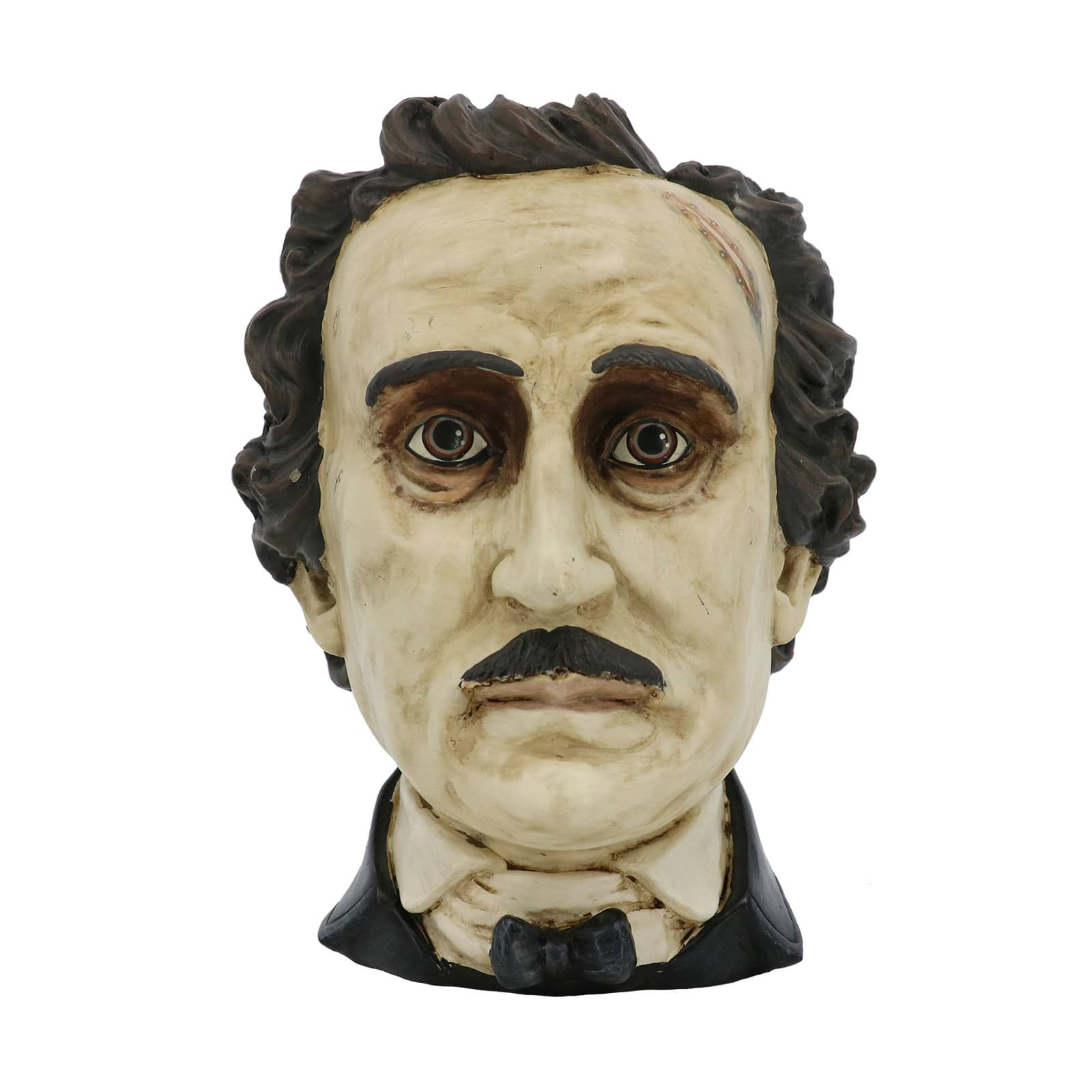 Halloween 2023 edgar good allen poe bust & edgar allen poe head container goth decor