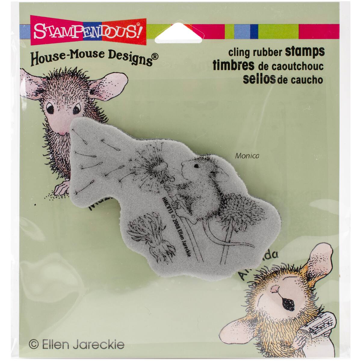 Stampendous Soaping UP House Mouse Cling 
