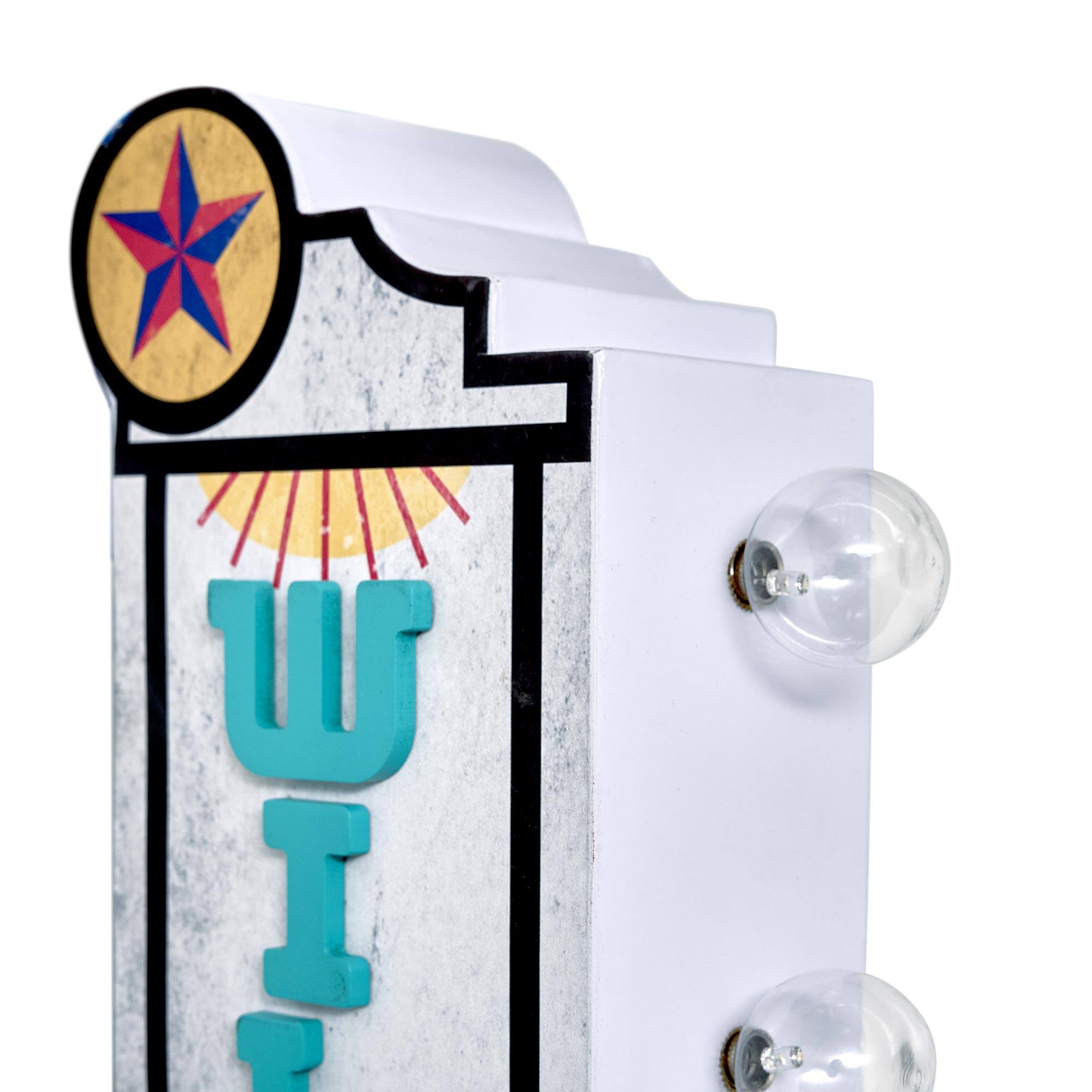 American Art Decor Wildhorse Saloon LED Marquee Sign - 30.1" H x 9.5" L