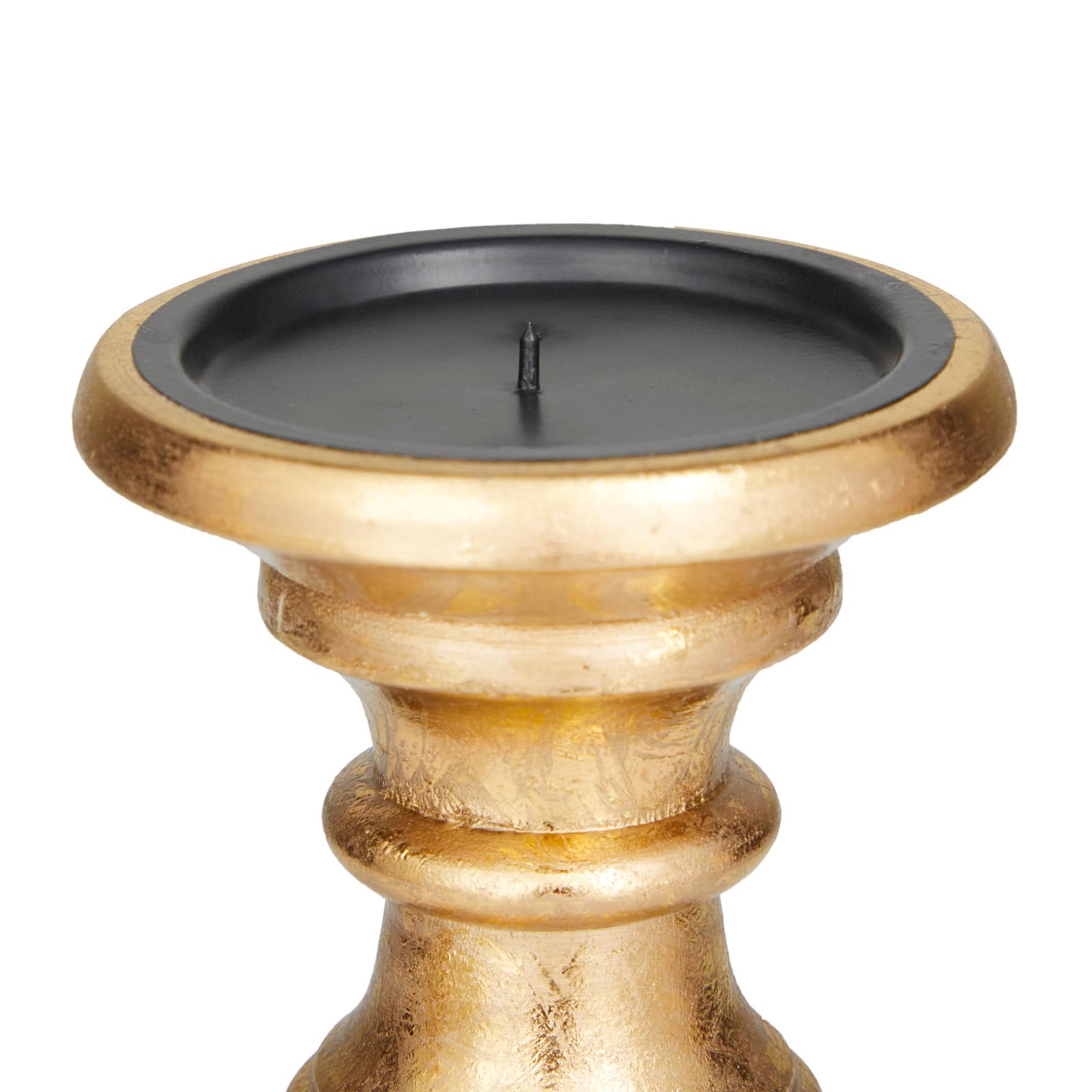 Mango Wood Traditional Candle Holder Set