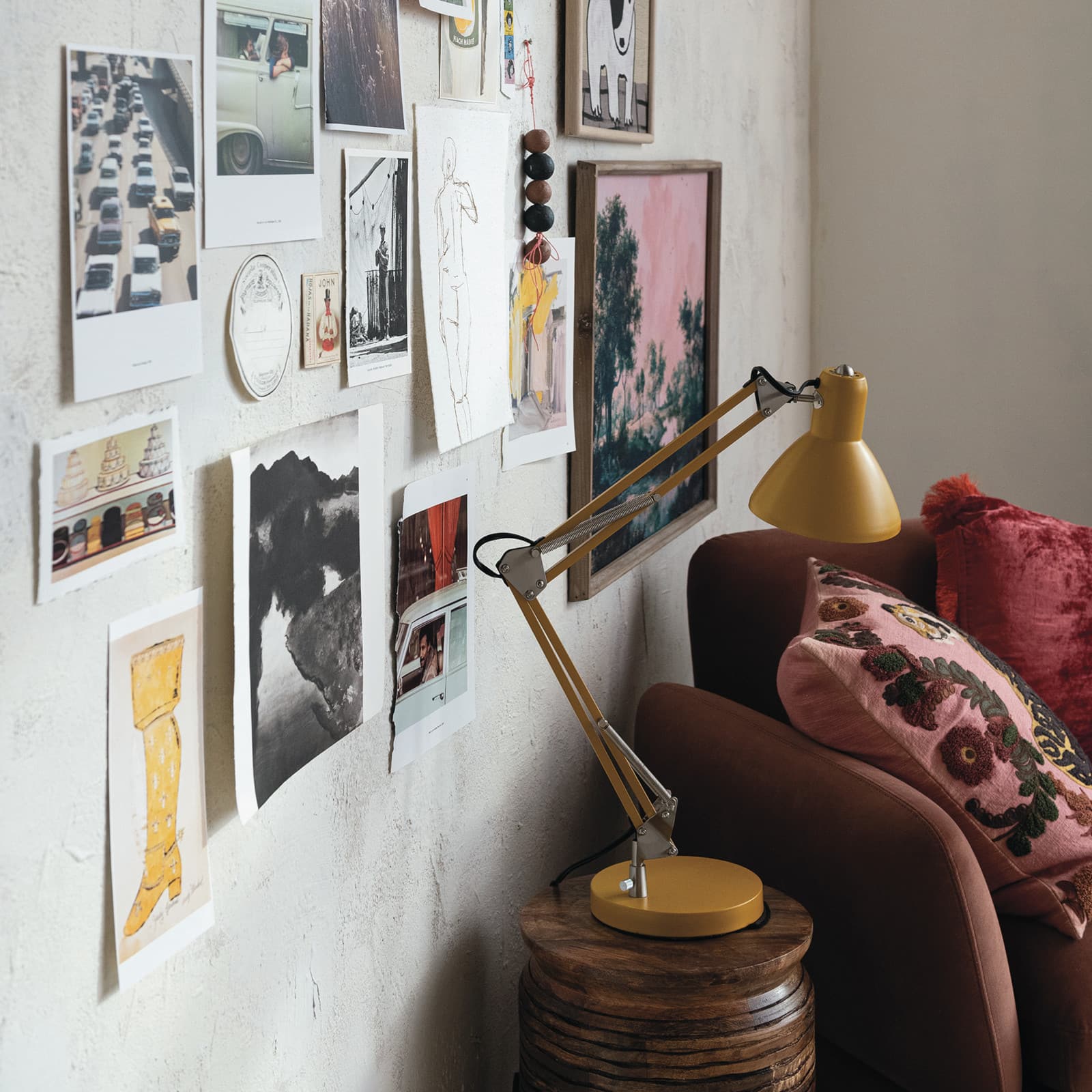 Hello Honey&#xAE; 23.5&#x22; Yellow Sunbeam Articulated Table Lamp