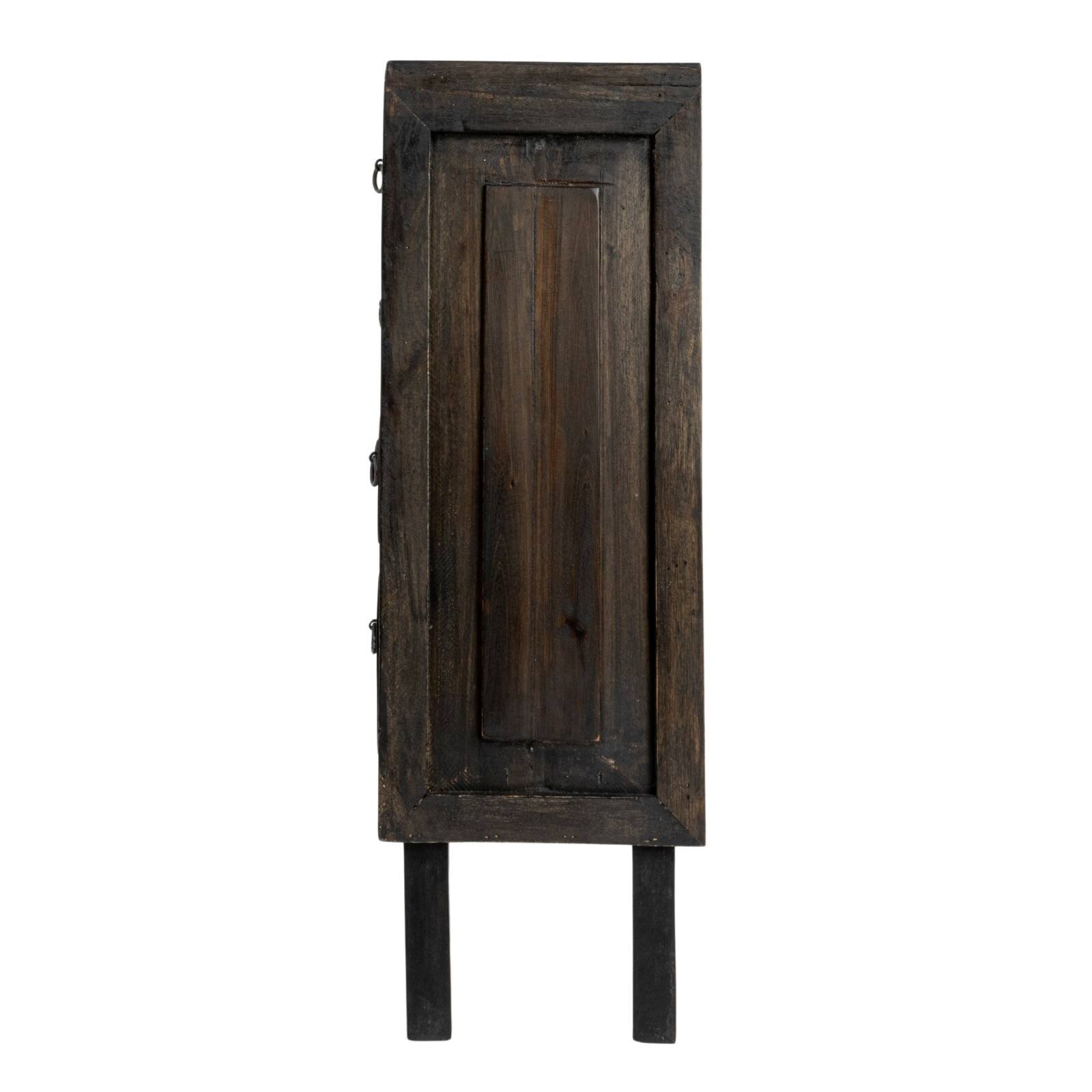 Hello Honey&#xAE; Black Antique Apothecary 15-Drawer Cabinet Storage