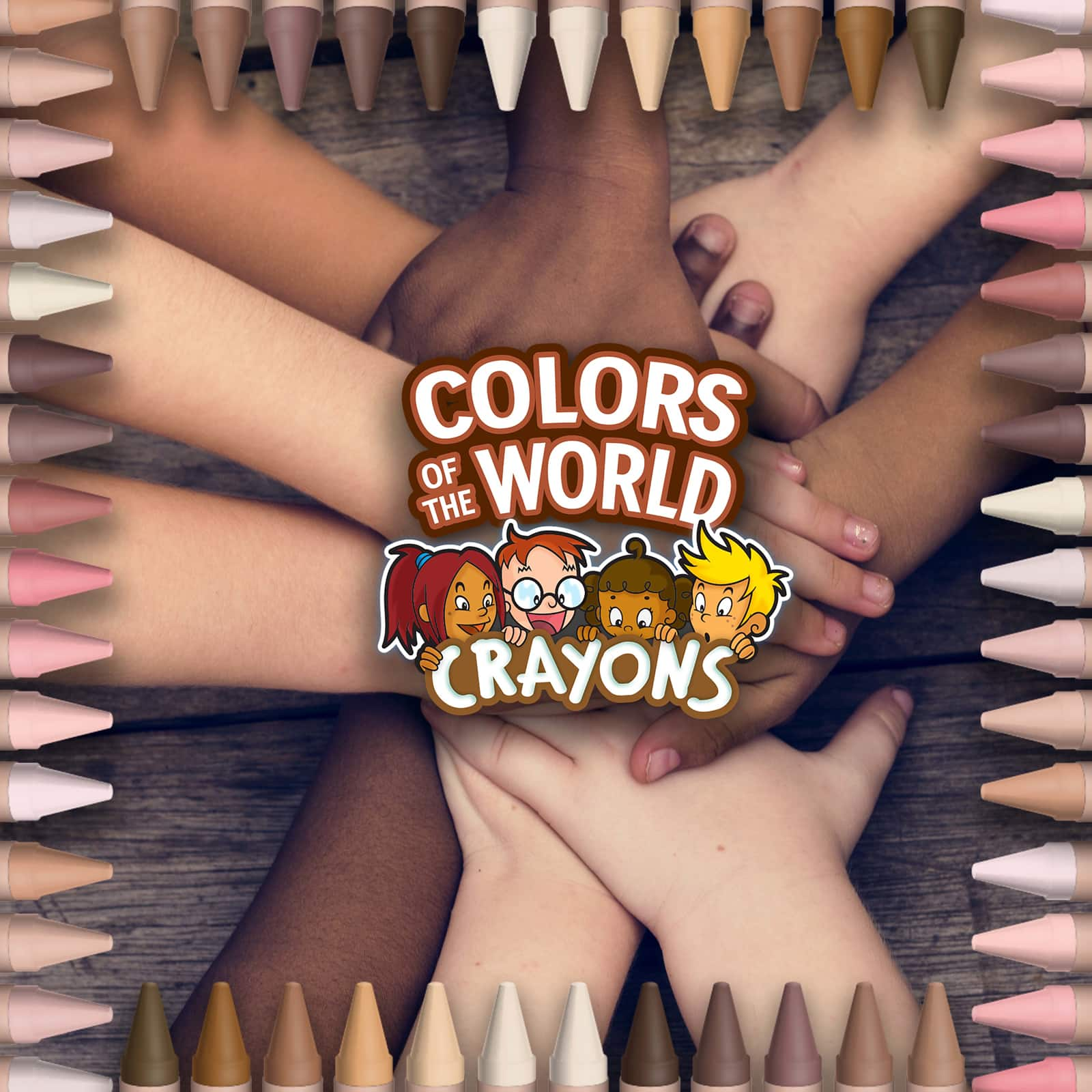 Crayola Colors of the World Skin Tone Crayons (1 bx) #20108, E-60 –