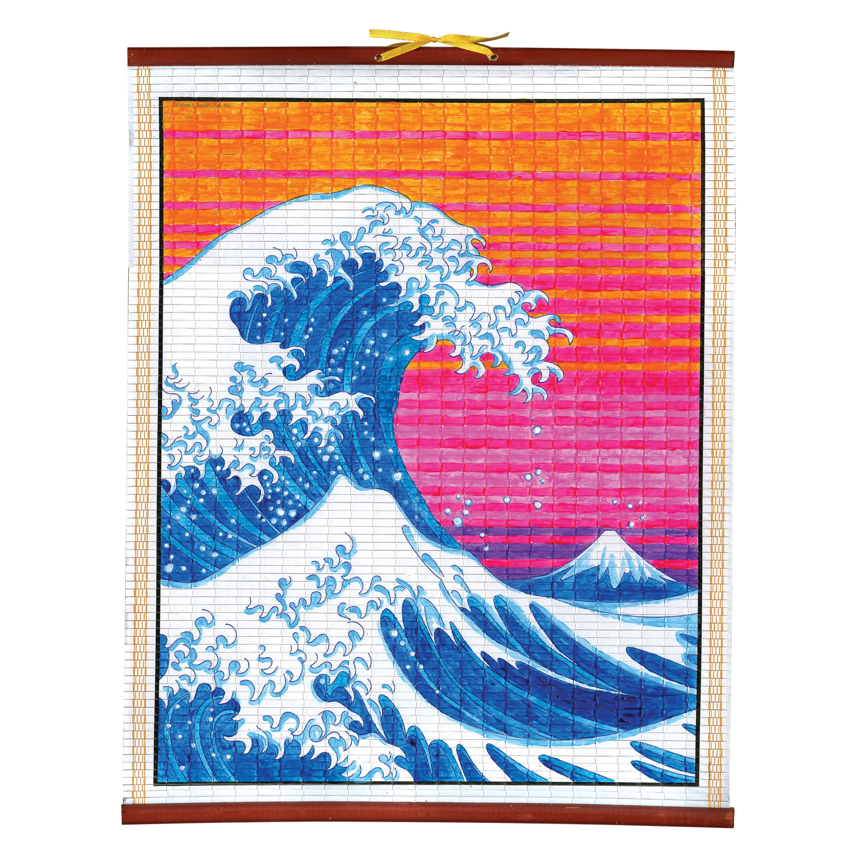 Faber-Castell® The Great Wave Paper Scroll Painting