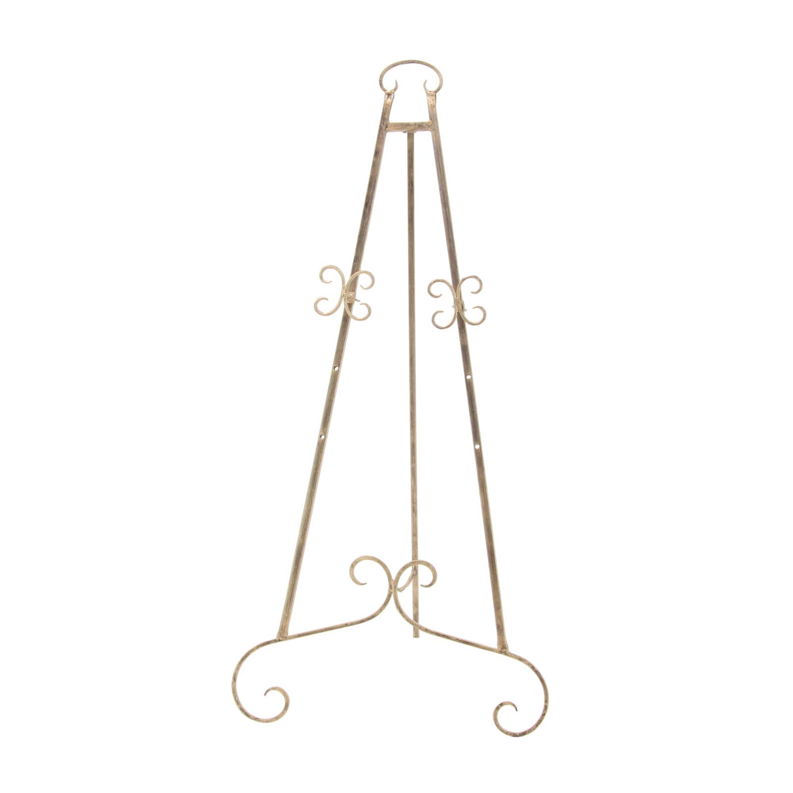 46&#x27;&#x27; Gold Iron Traditional Easel