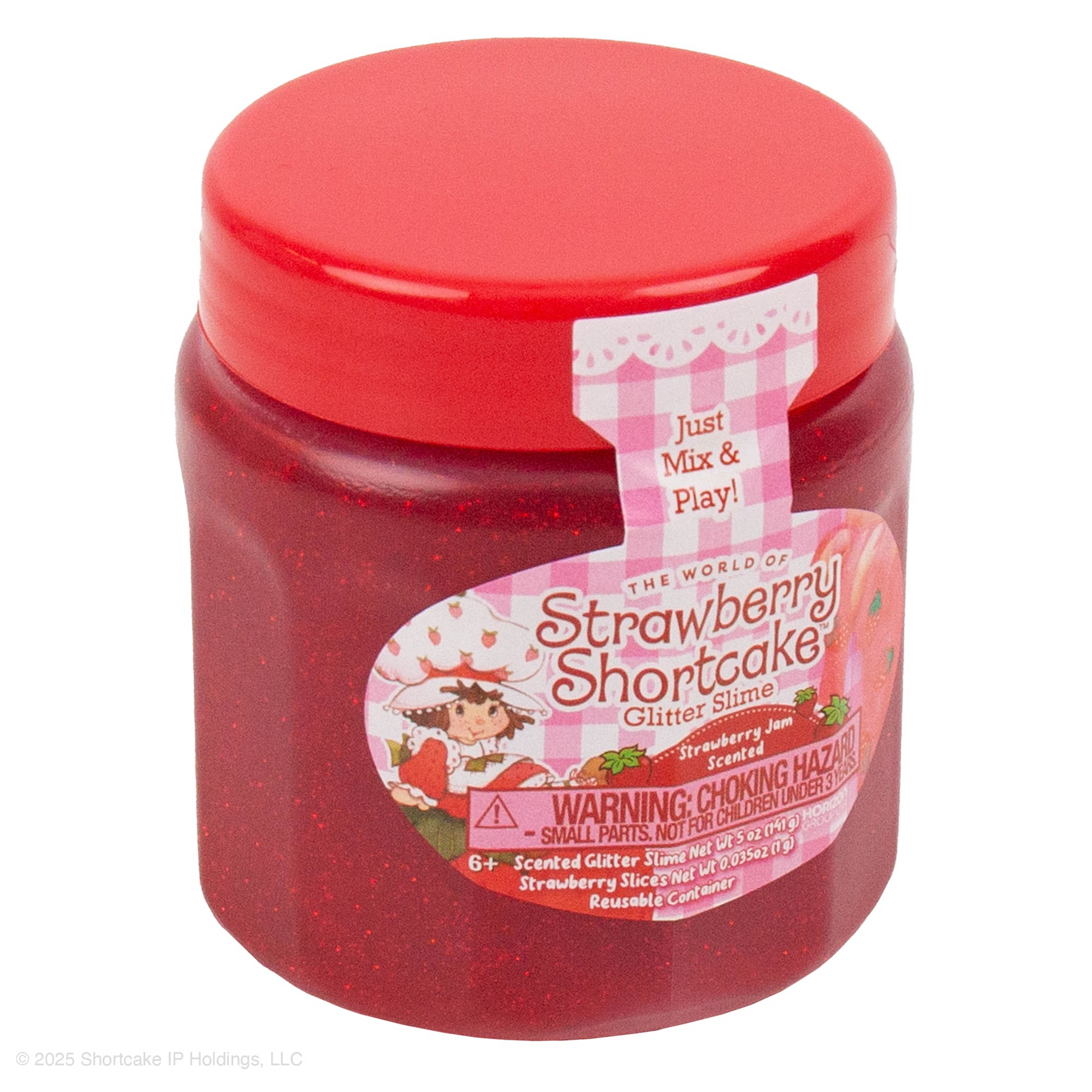 Strawberry Shortcake&#x2122; Strawberry-Scented Glitter Slime