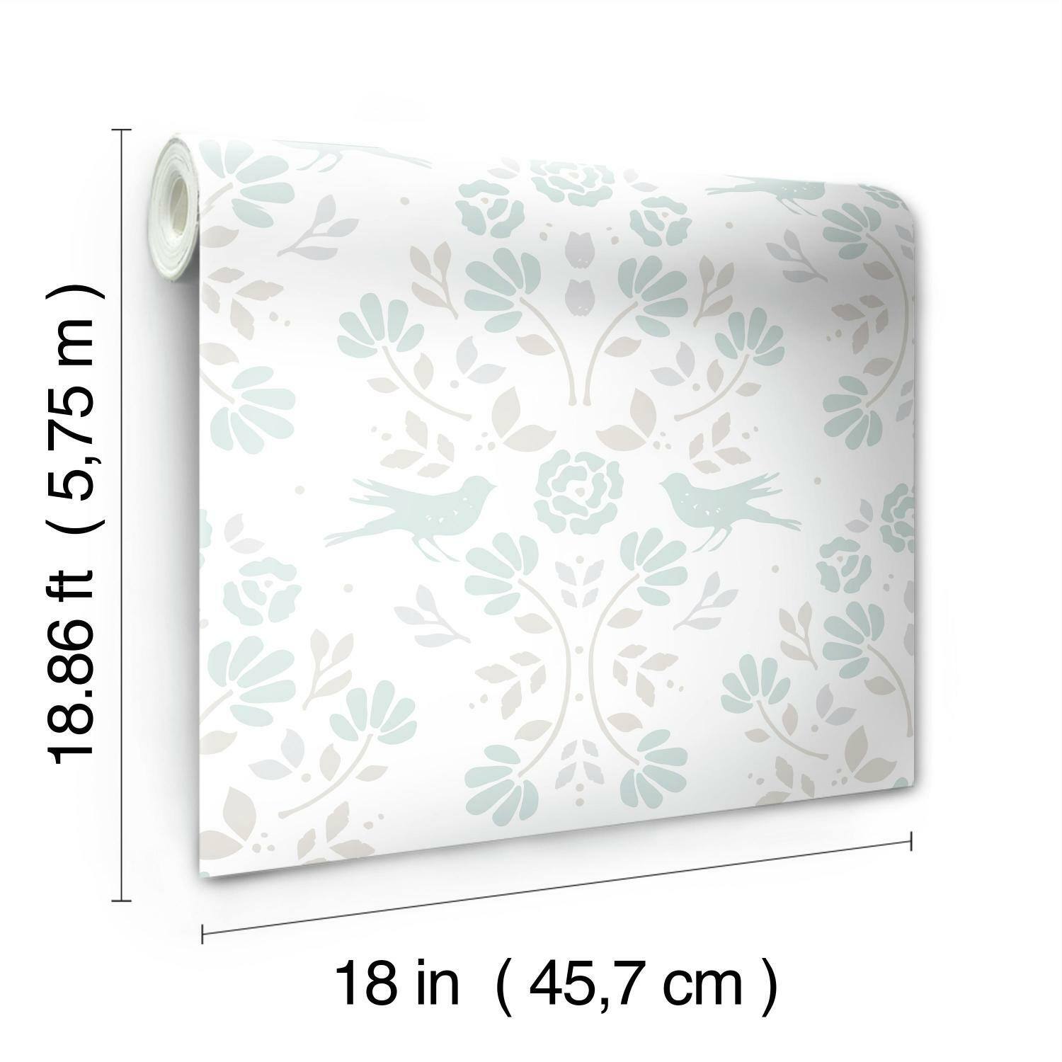 RoomMates Rose Lindo Woodland Peel & Stick Wallpaper