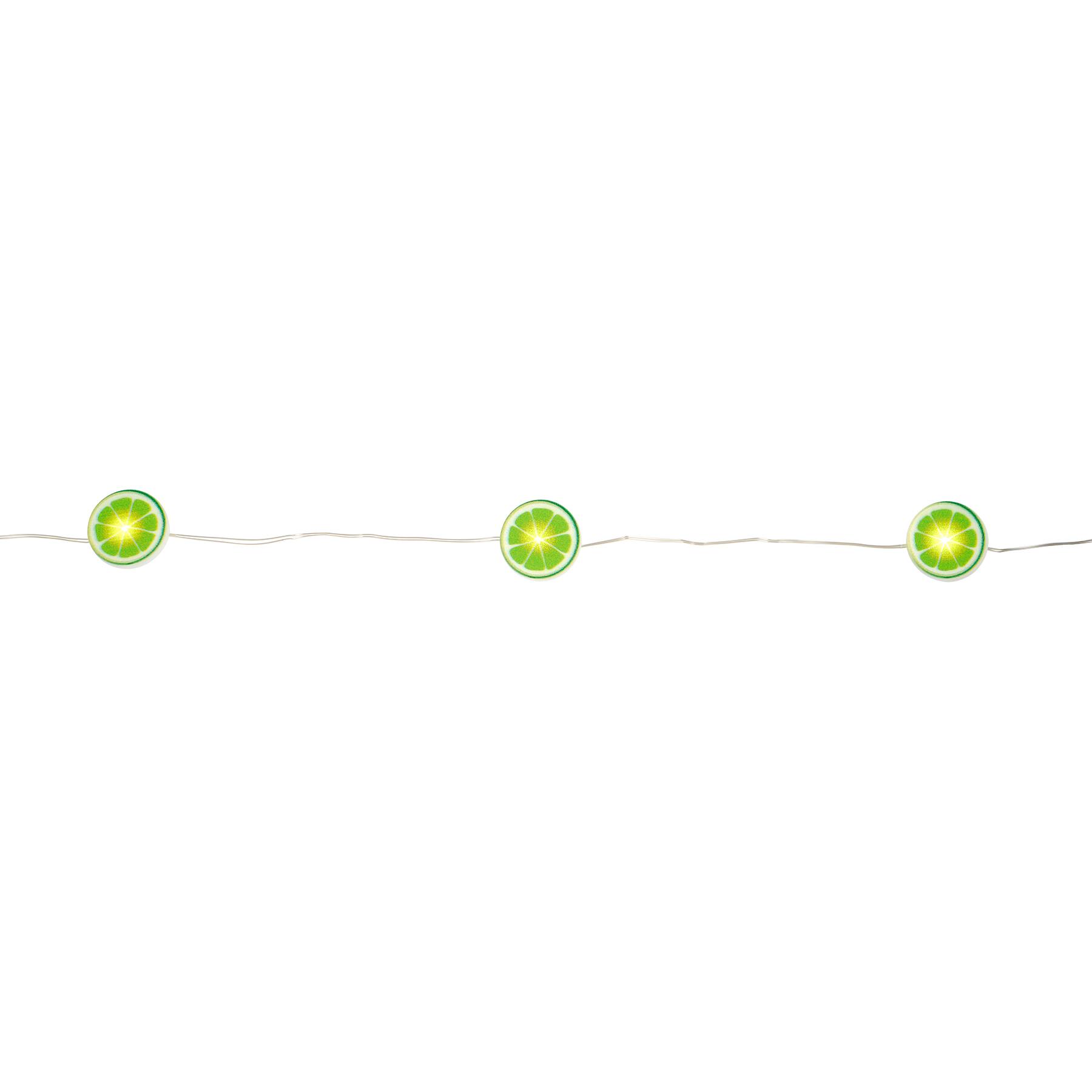 18ct. Lime Icon Warm White LED String Lights by Ashland®