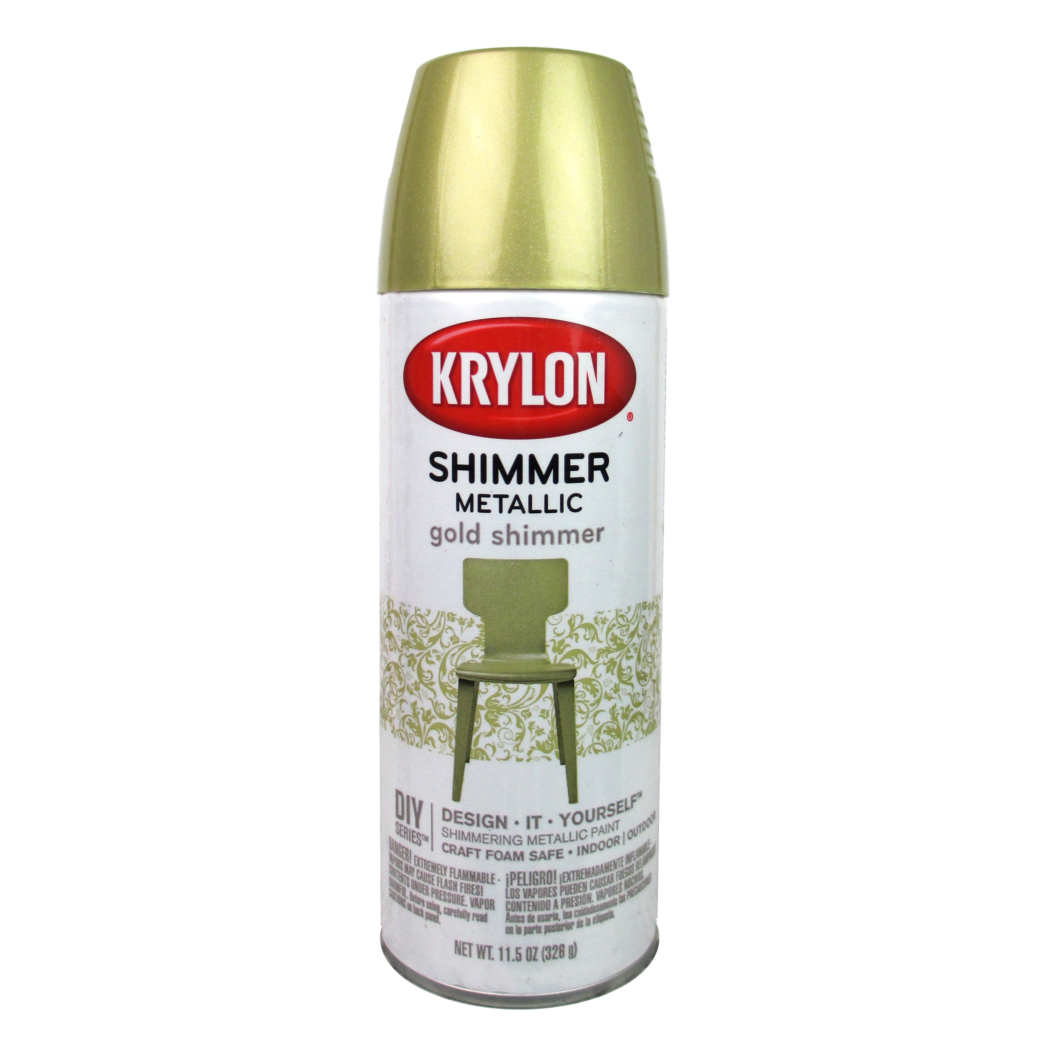 Krylon Shimmer Metallic Spray Paint in Gold Shimmer | 12 oz