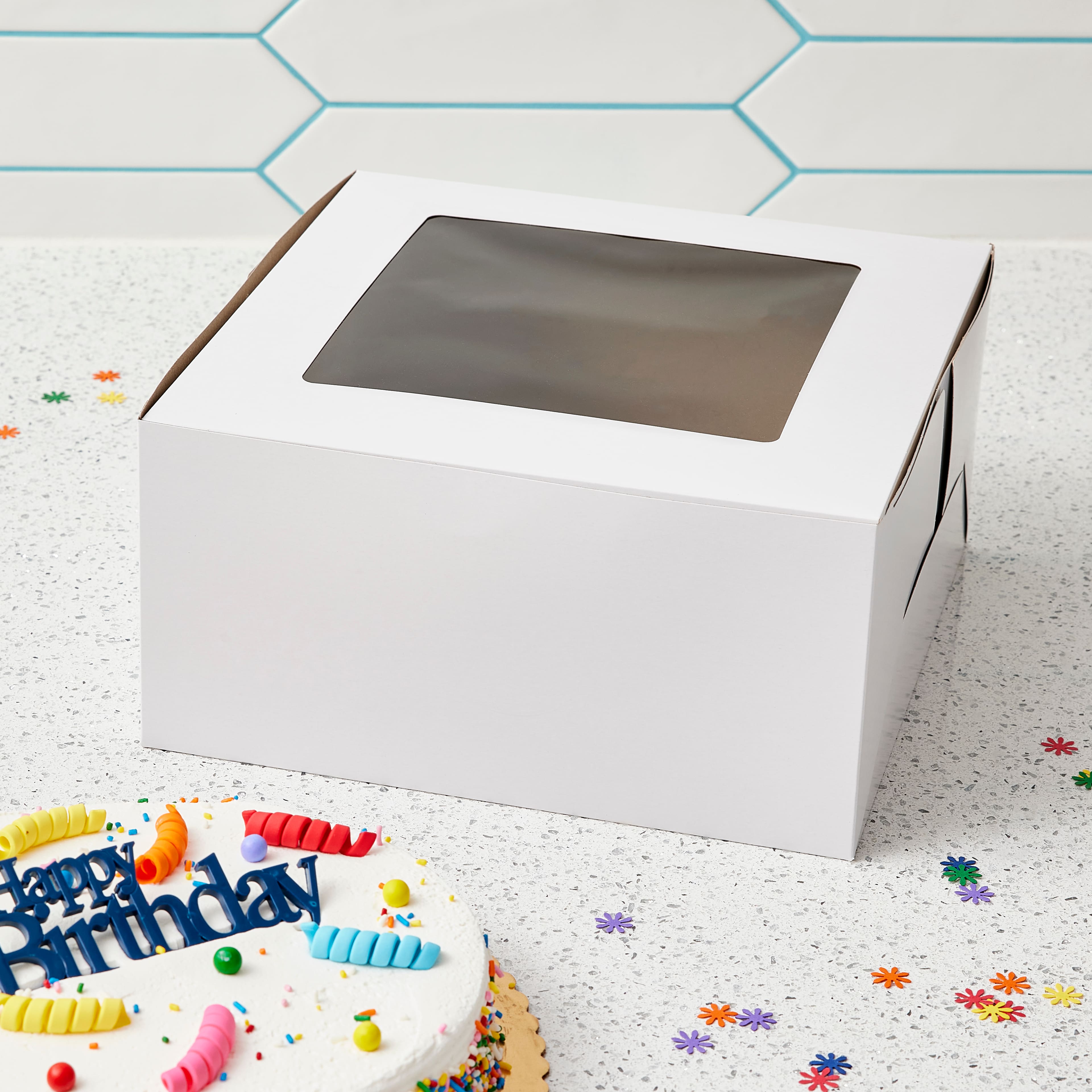 20 Pack: Window Cake Box by Celebrate It&#x2122;