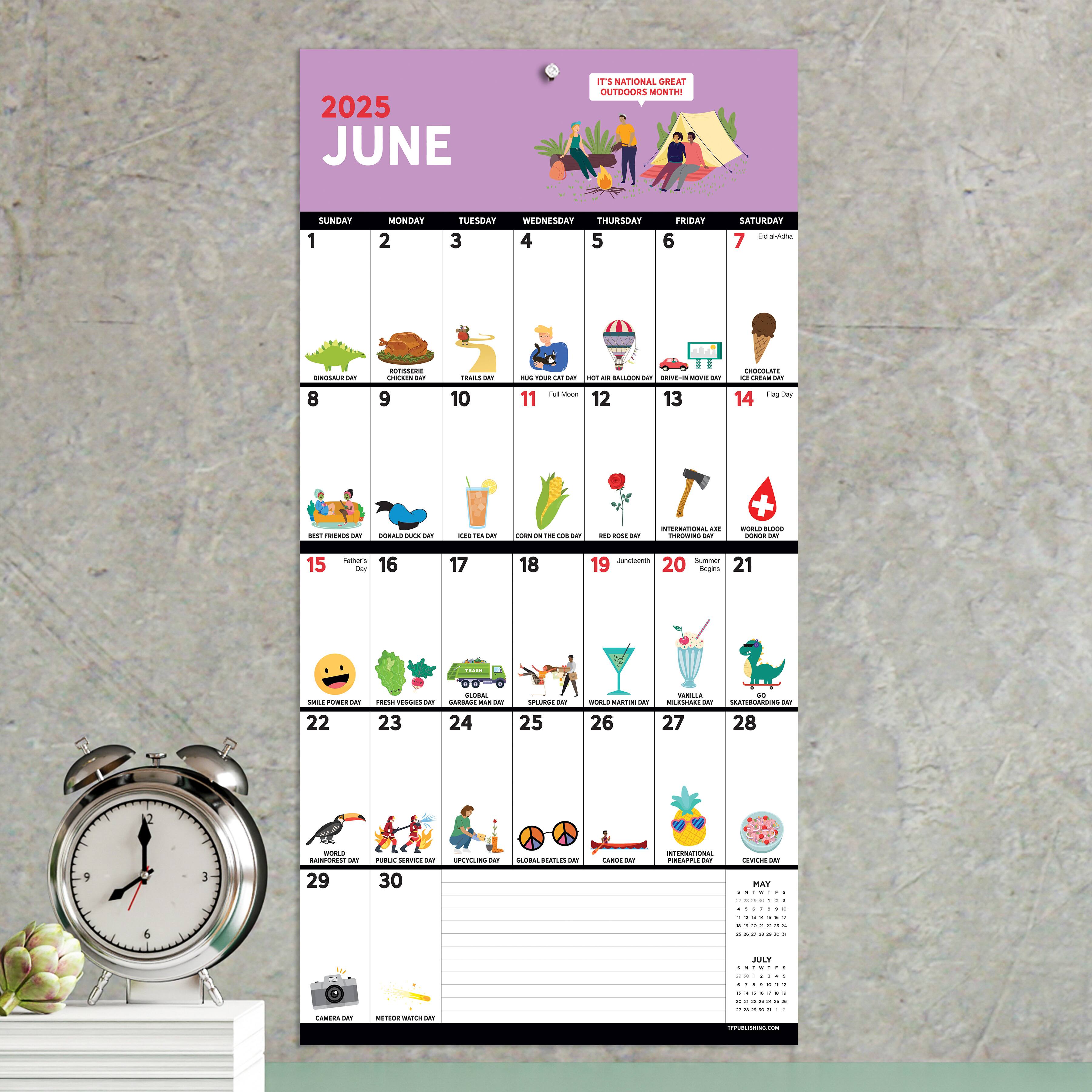 TF Publishing 2025 Every Day's A Holiday Mini Calendar