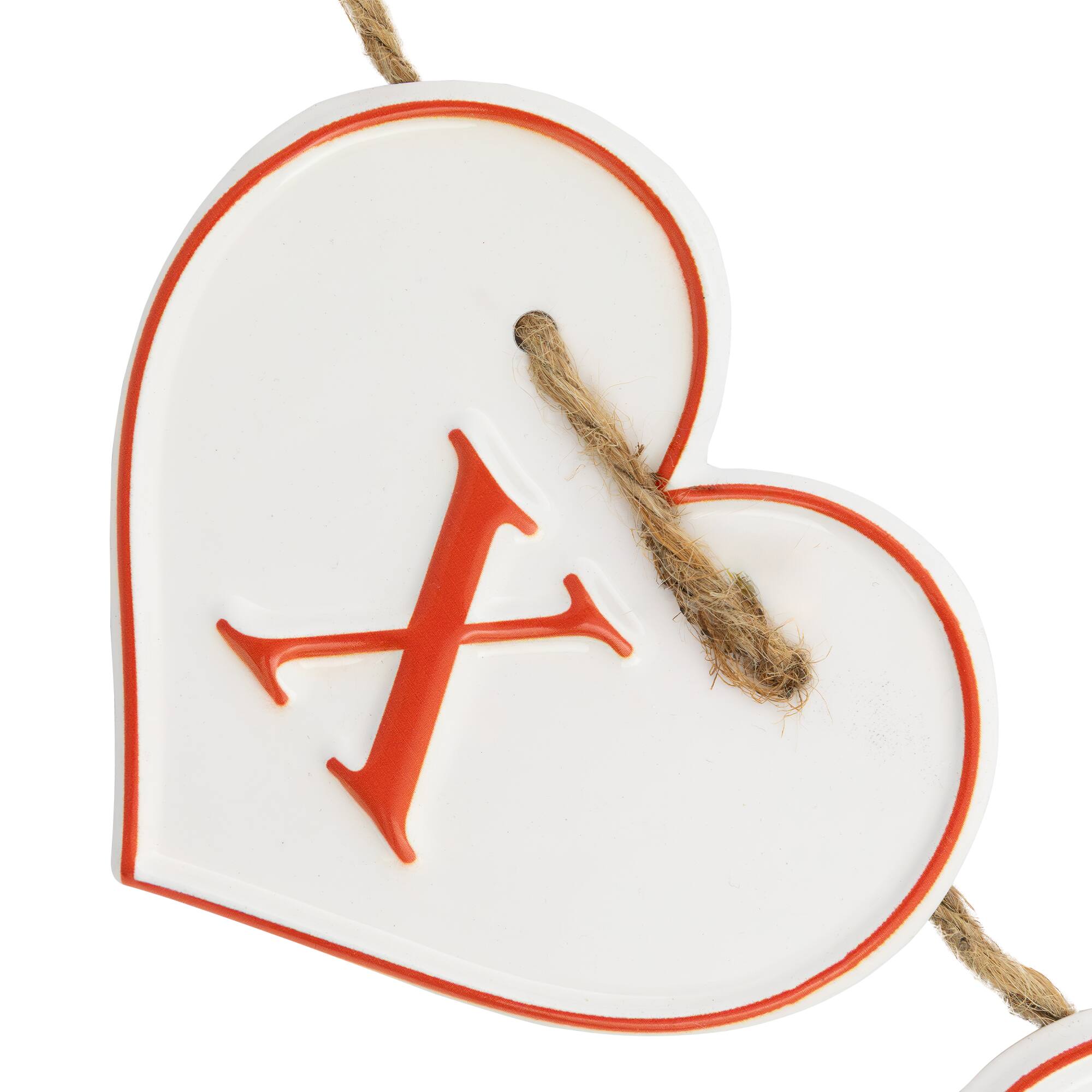 32&#x22; Valentine&#x27;s Day Hearts &#x22;XOXO&#x22; Metal Banner