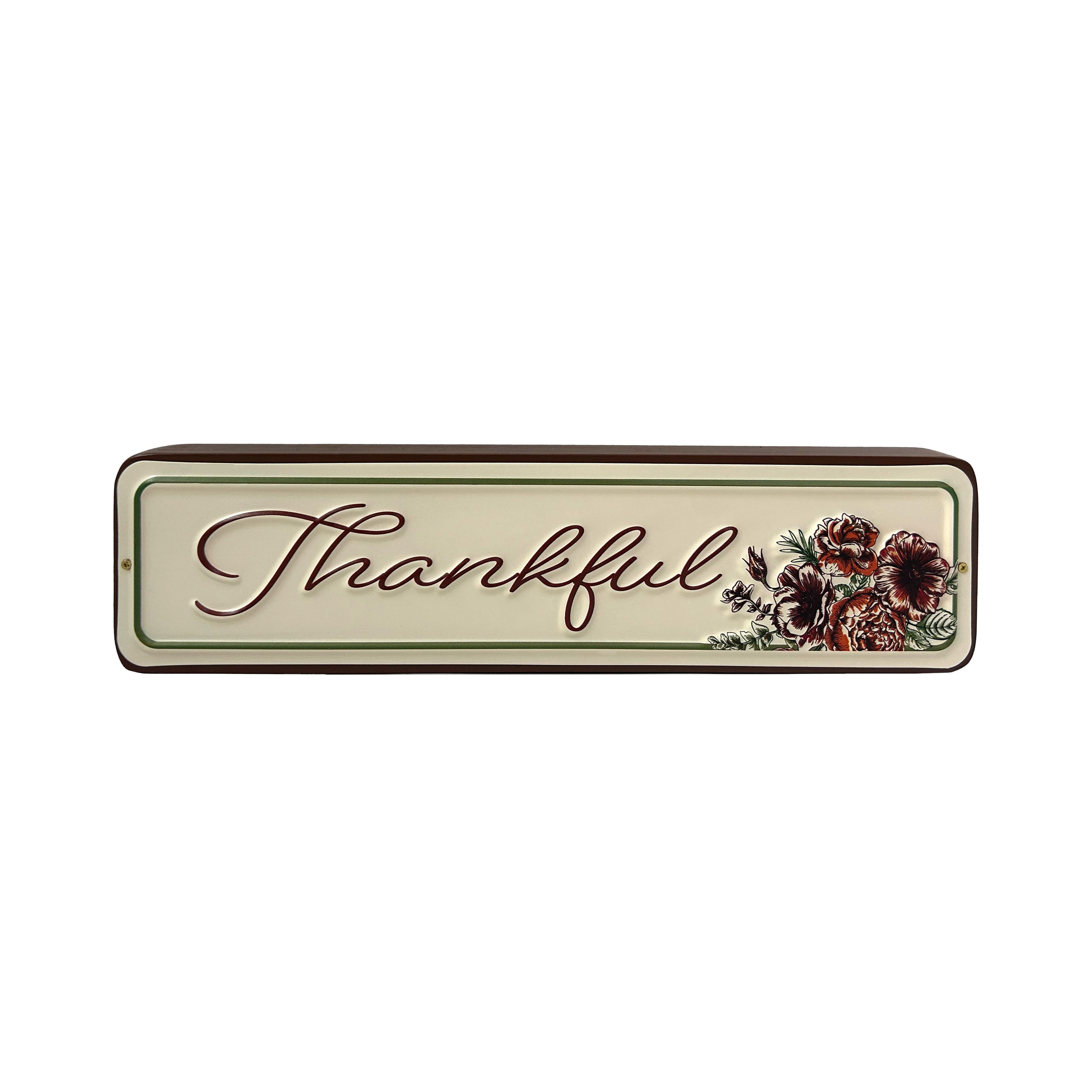 14&#x22; Thankful Floral Tabletop D&#xE9;cor by Ashland&#xAE;