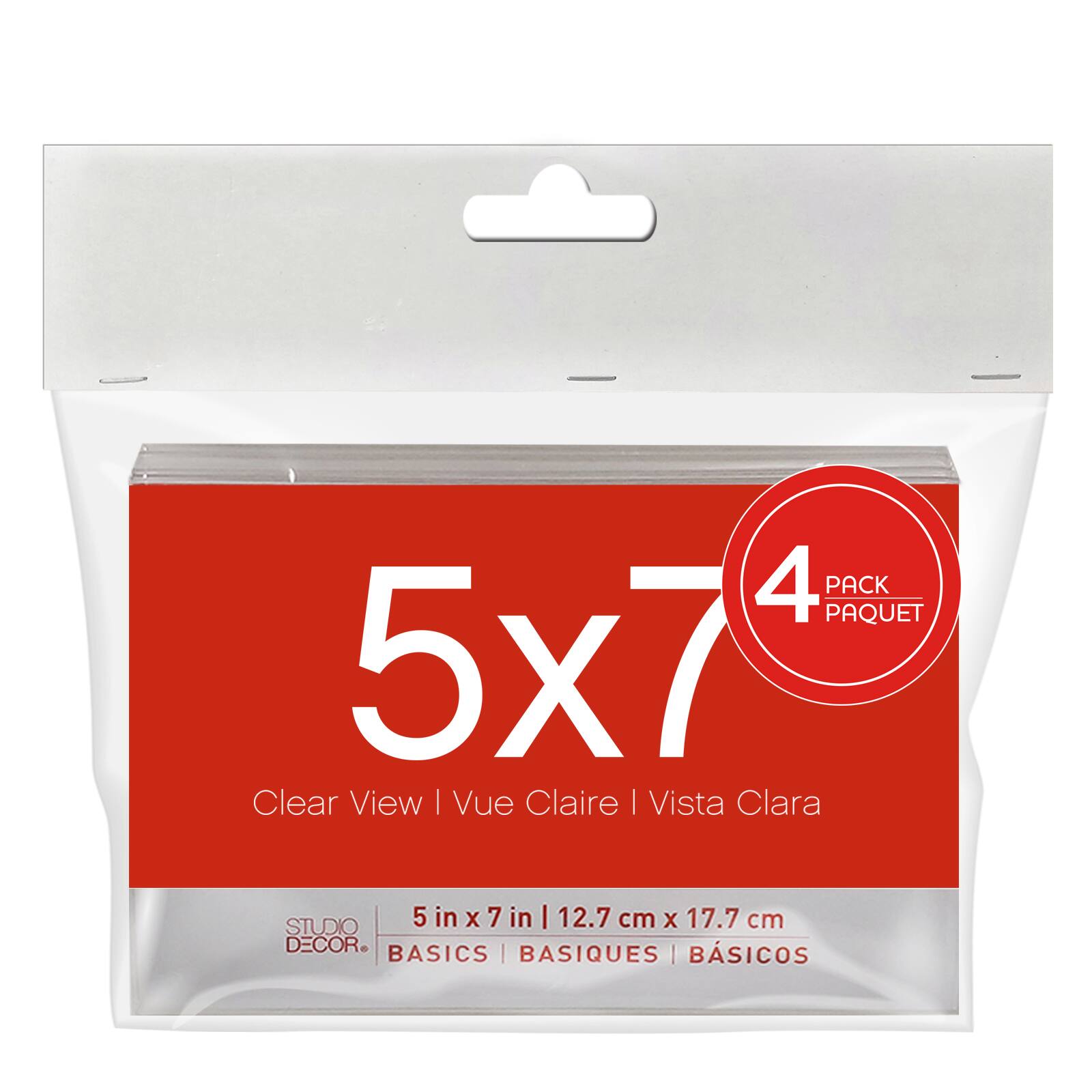 Clear 5 X 7 Bent Horizontal Acrylic Frames Basics By Studio D cor clear-5-x-7-bent-horizontal-acrylic-frames-basics-by-studio-d-cor