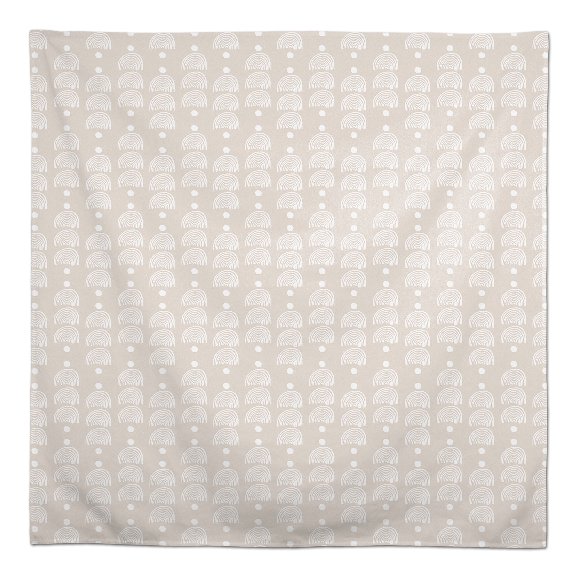 Geometric Half Circle Pattern Tablecloth