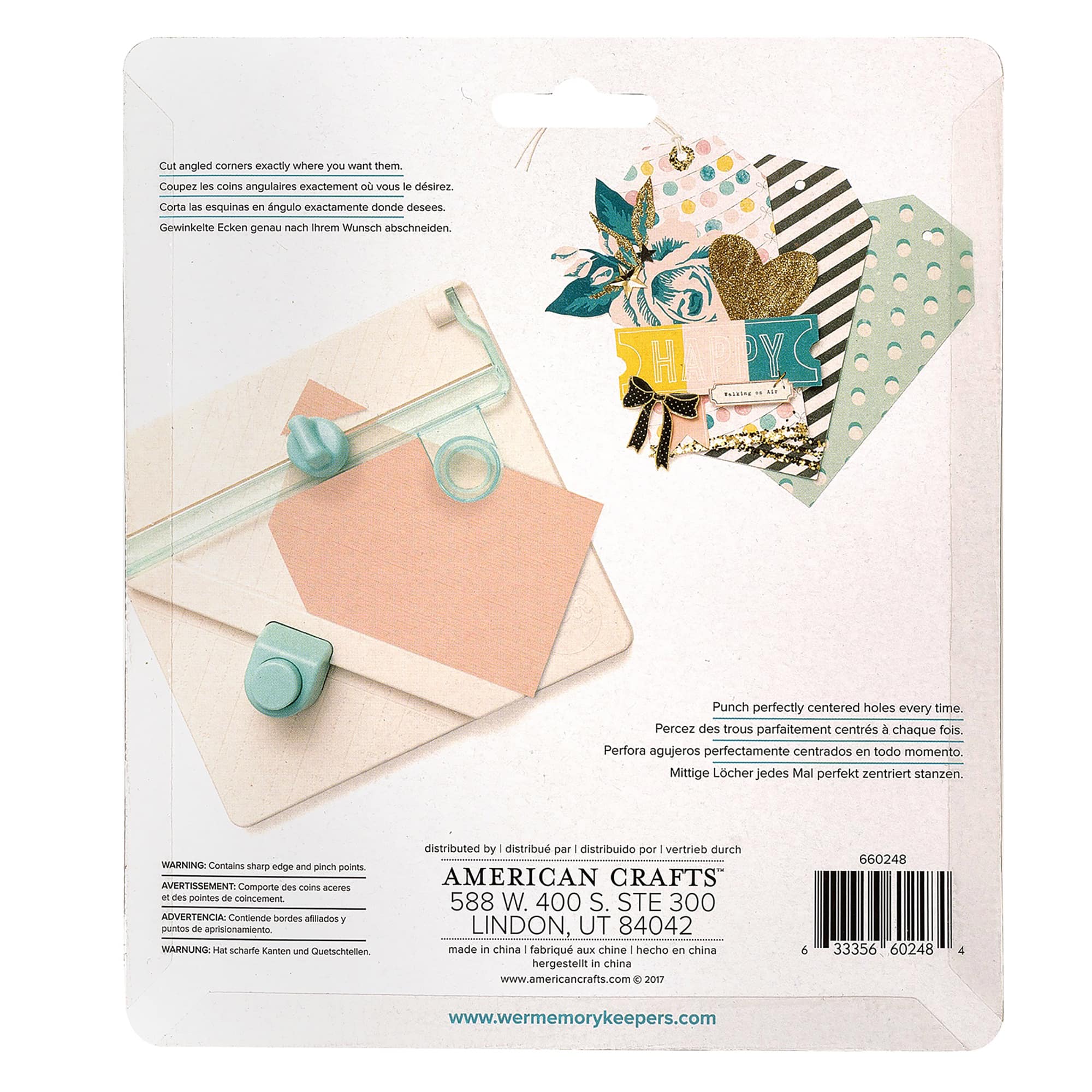 We R Memory Keepers Tag Punch Board